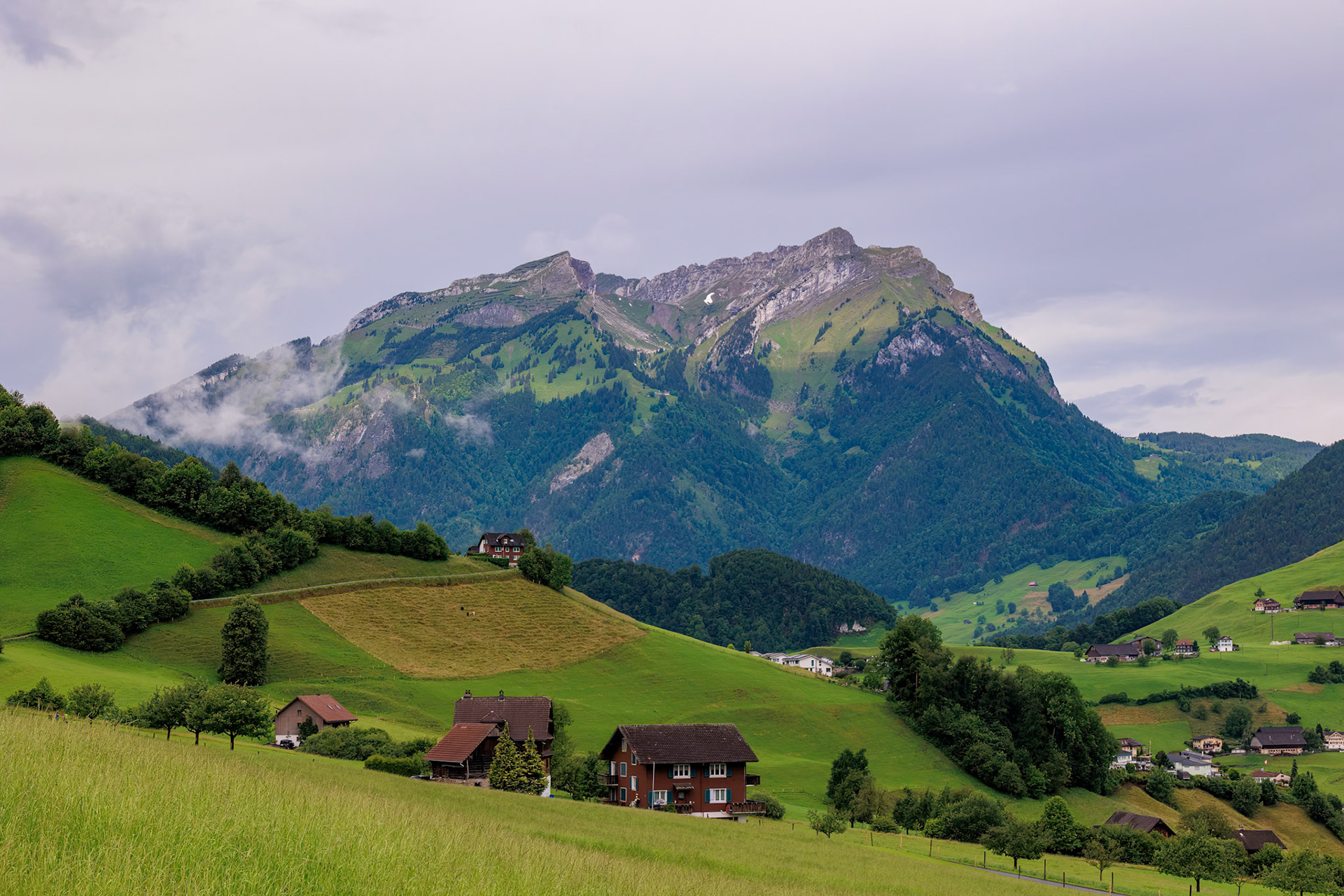 Views from "Journey to Mount Stanserhorn". Stans, Switzerland