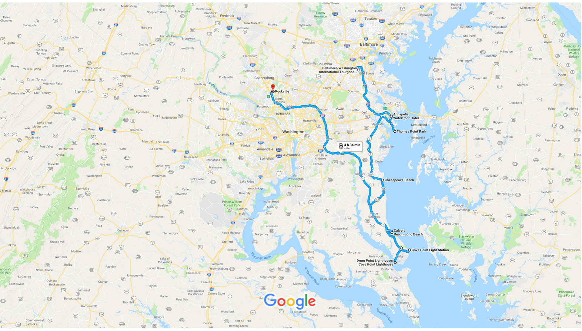 2017, Chesapeake Bay Maryland Roadtrip