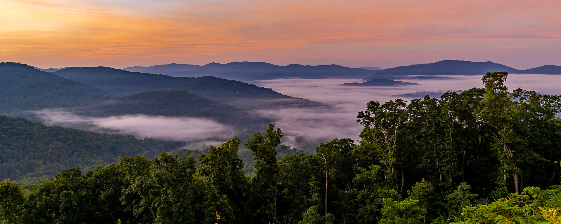 Deep Creek Valley Overlook, Blue Ridge Parkway, North Carolina