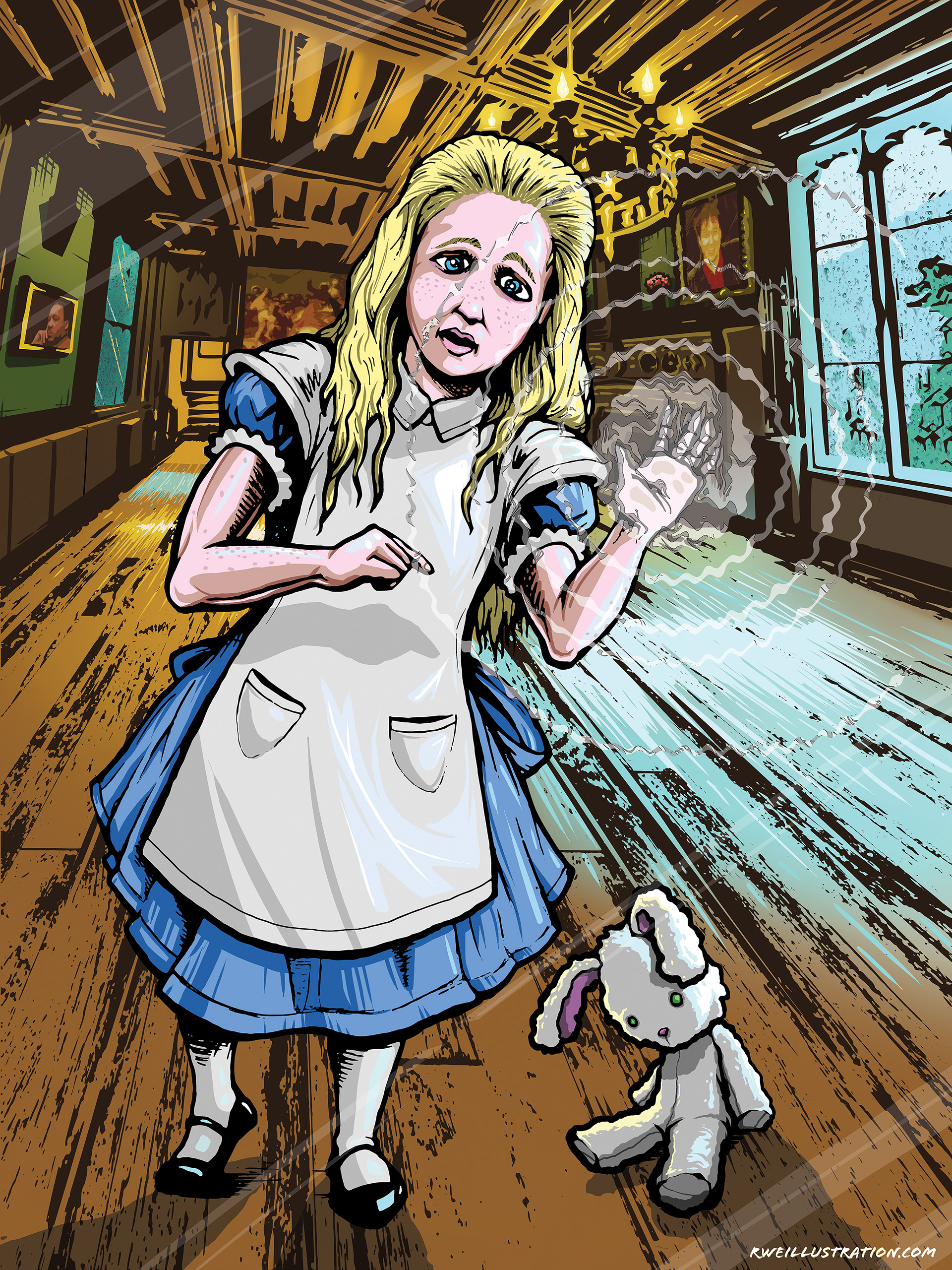 "Mad World" Digital illustration