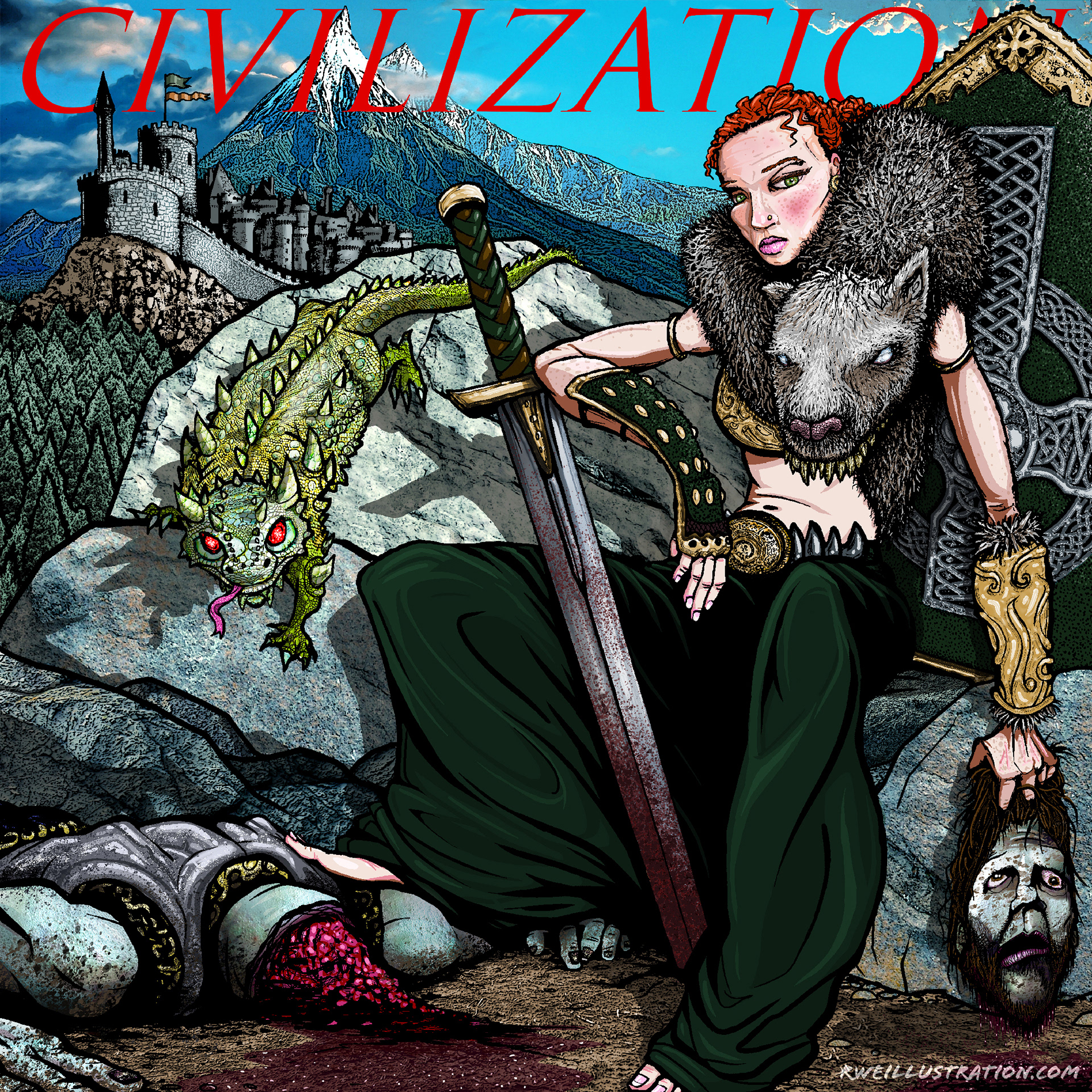 "Civilization" Digital Illustration