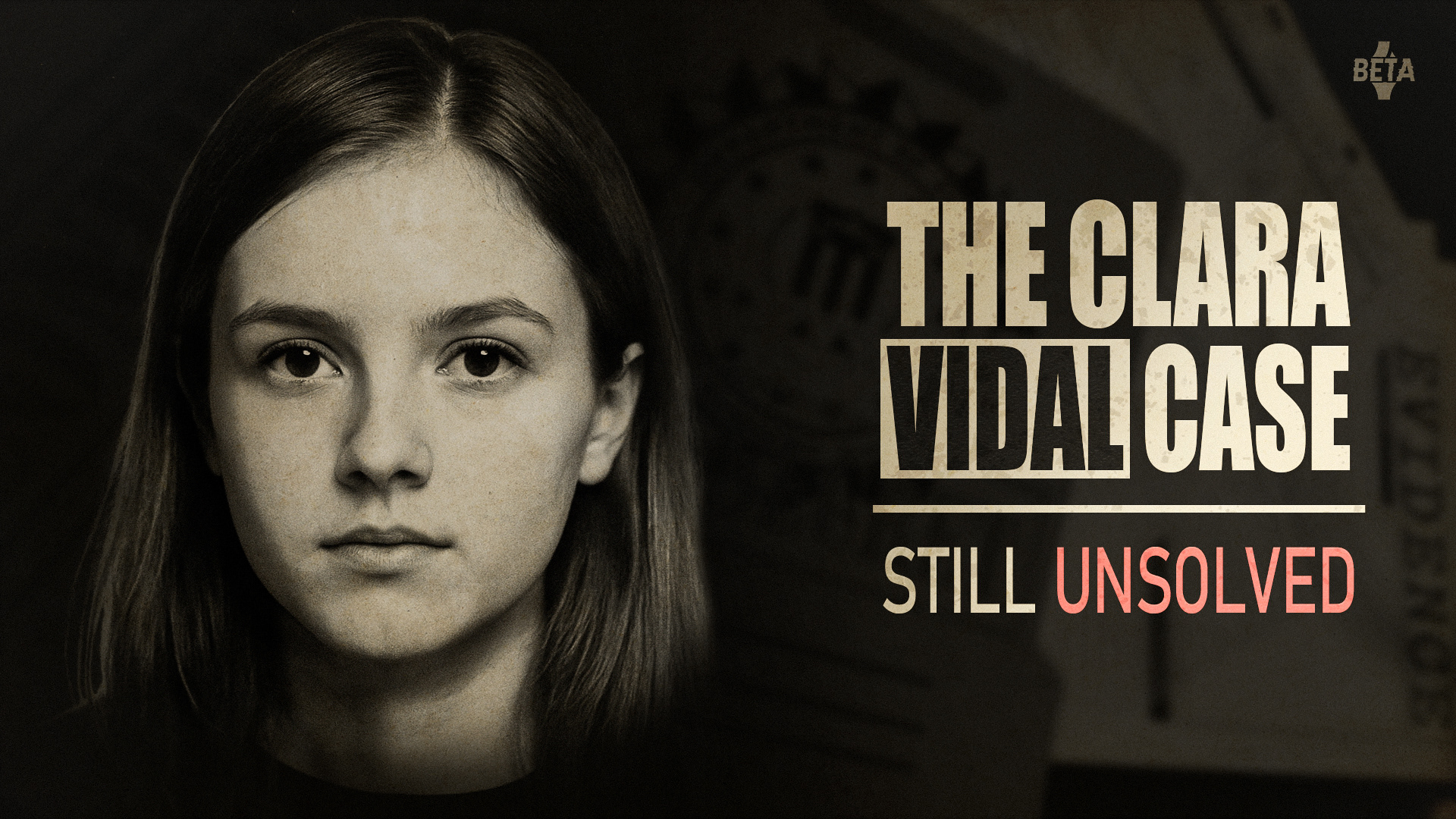 True crime–inspired cinematic poster. Moody lighting, noir textures, grounded color palette.