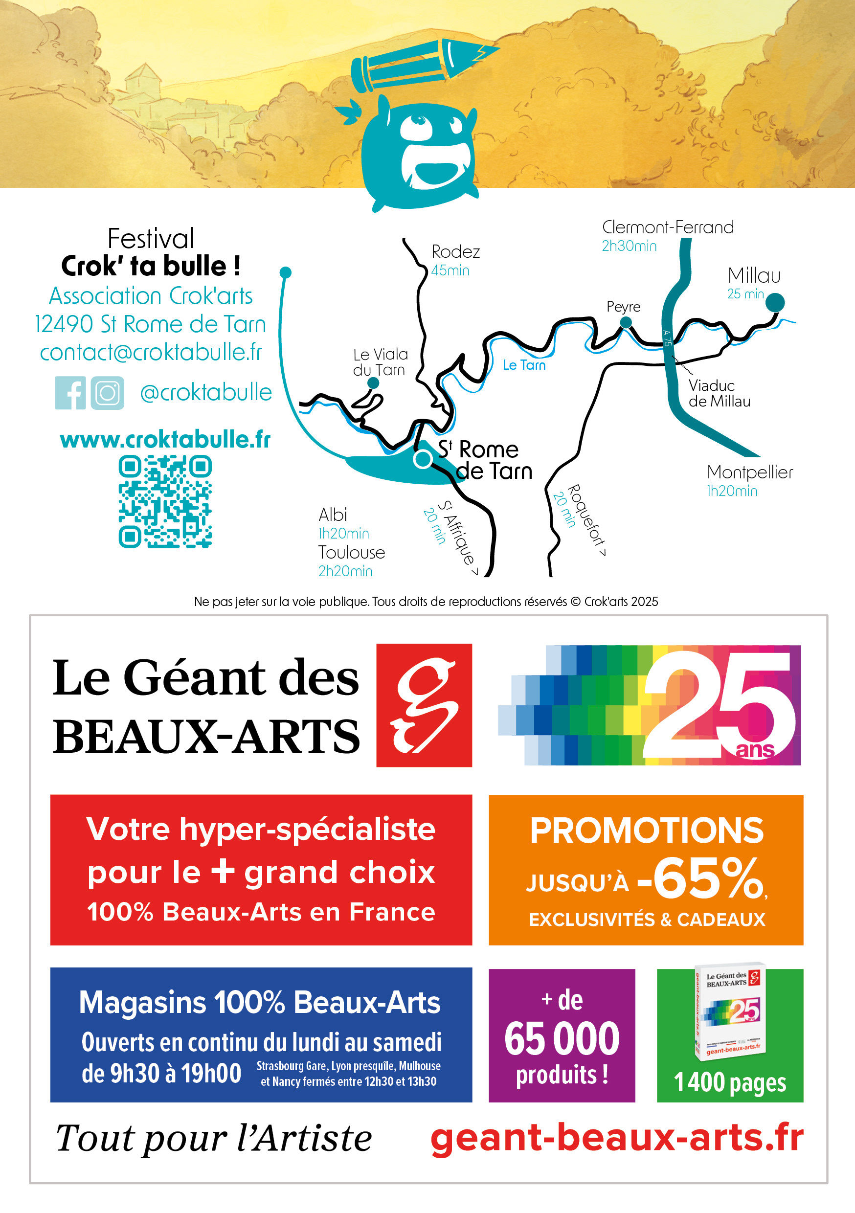 Crok' ta bulle 2025 ©asso. Crok'arts