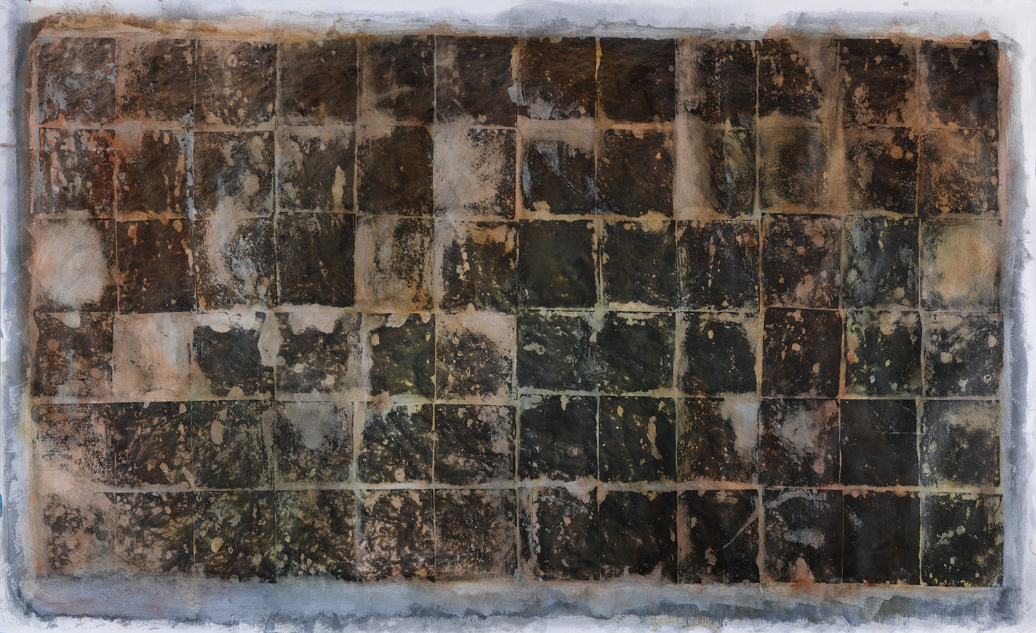 Oceans 902 (Series 01)     79" x 48"    Acrylic and Pigment Ink on Paper