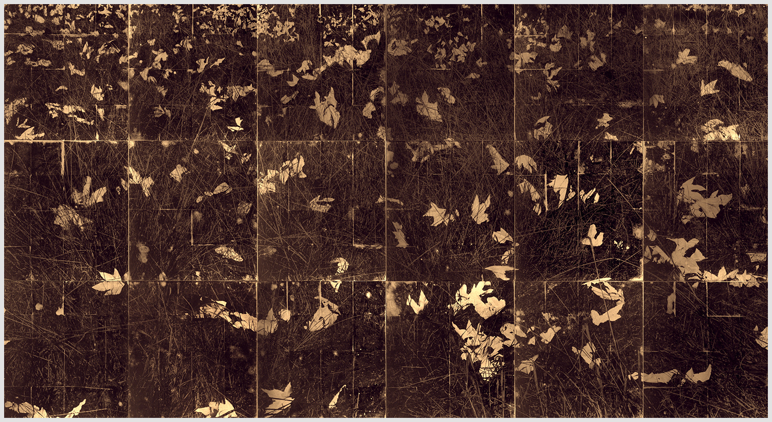 Dreams of Men 126" x 69" Acrylic and Pigment Ink on Panel