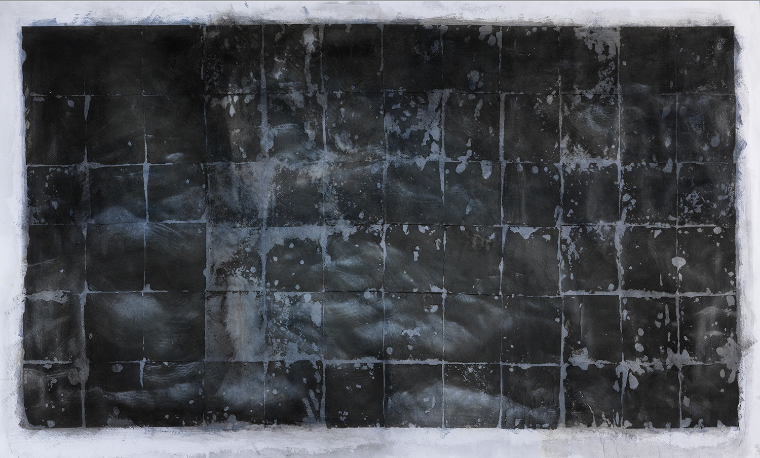 Oceans 865 (Series 01)     79" x 48"    Acrylic and Pigment Ink on Paper