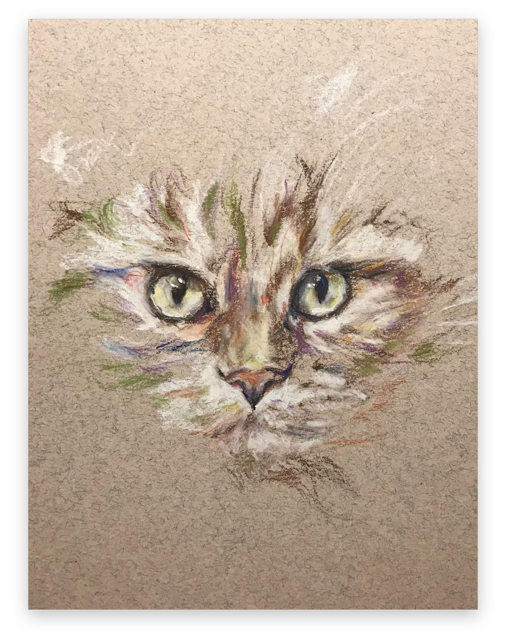 Croquis d'essai pour Violet  |  Trial sketch for Violet