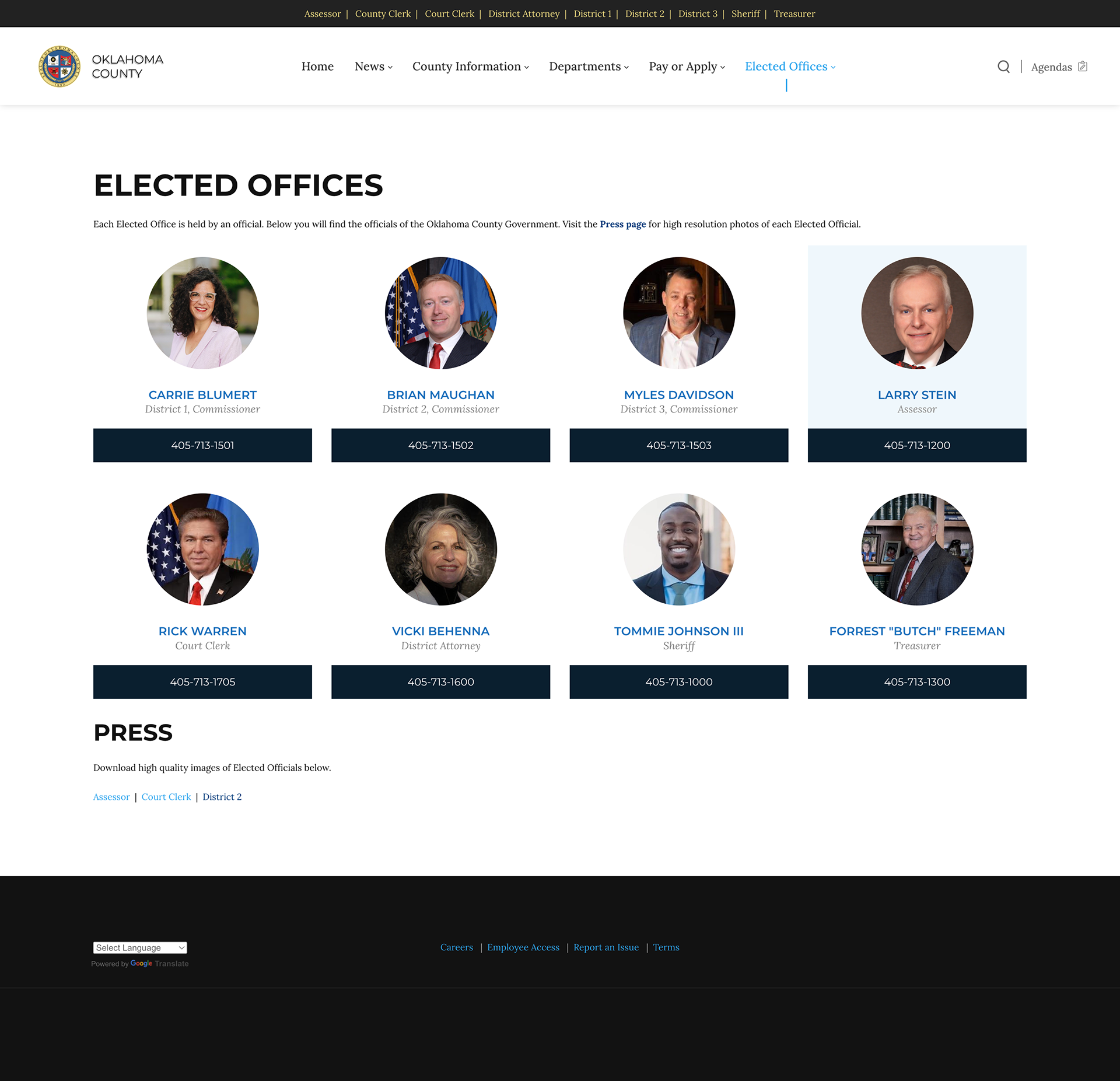 Elected Offices