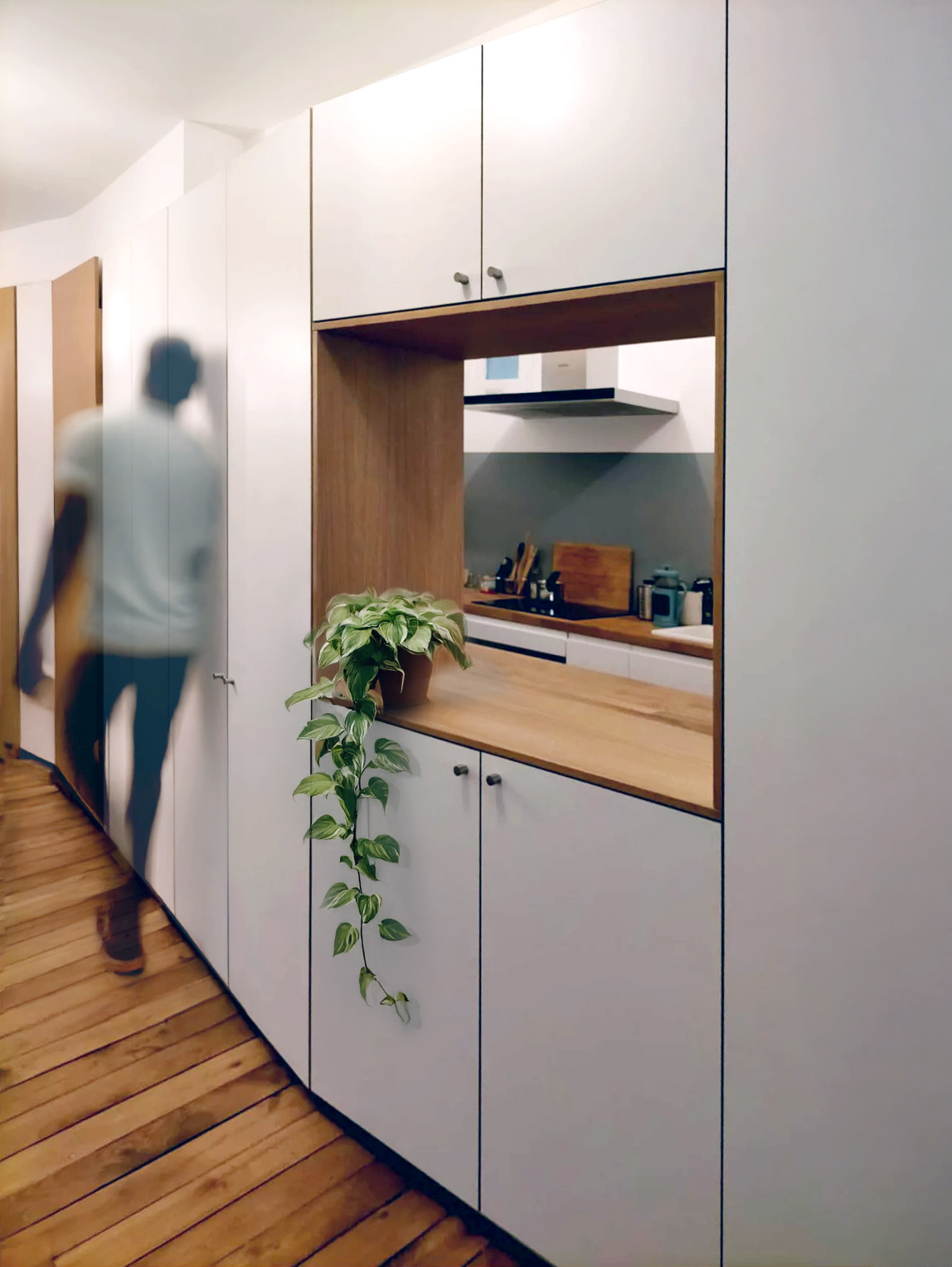 appartement-flat-mobilier sur mersure-design-paris-lmcdna-Callixte-architecture