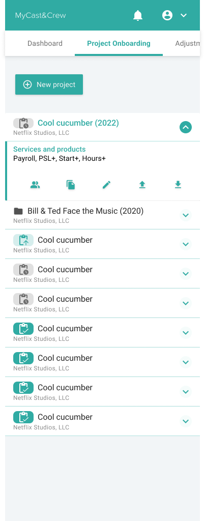 Mobile layout
