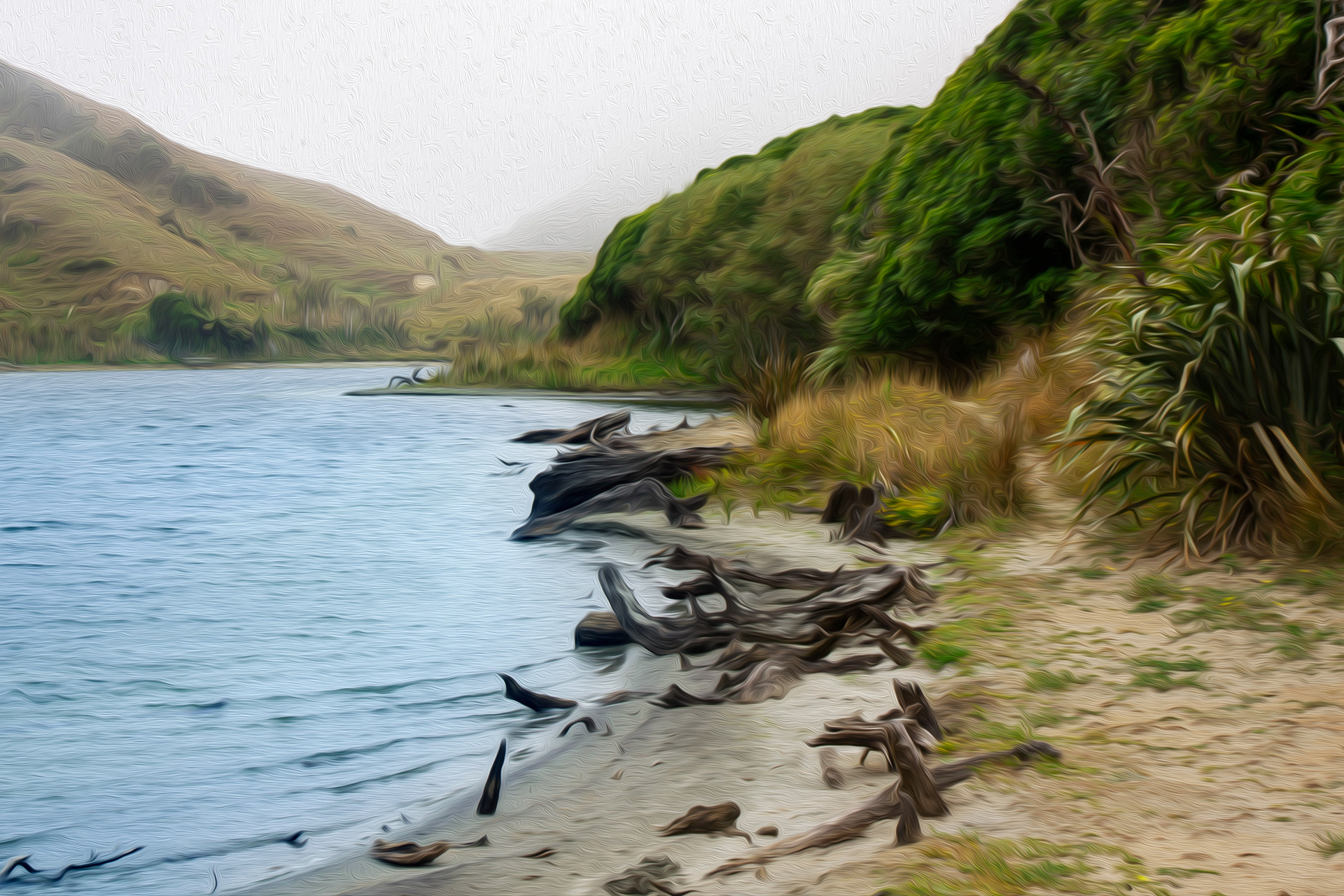 Kaihoka Lakes - Golden Bay, New Zealand.