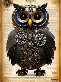Steampunk Owl