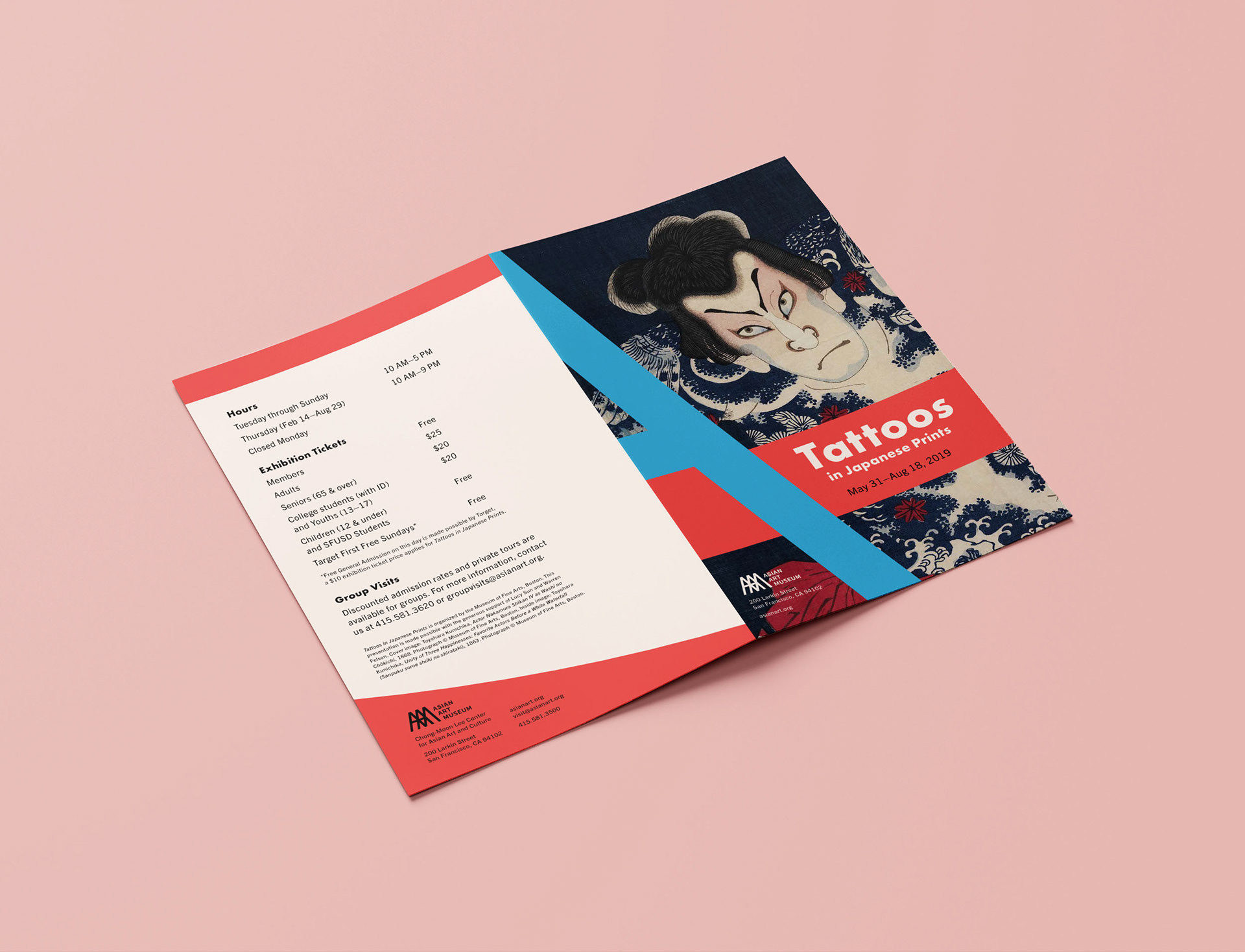 Asian Art Museum Brand Identity Brochure Design by Wynne Au-Yeung