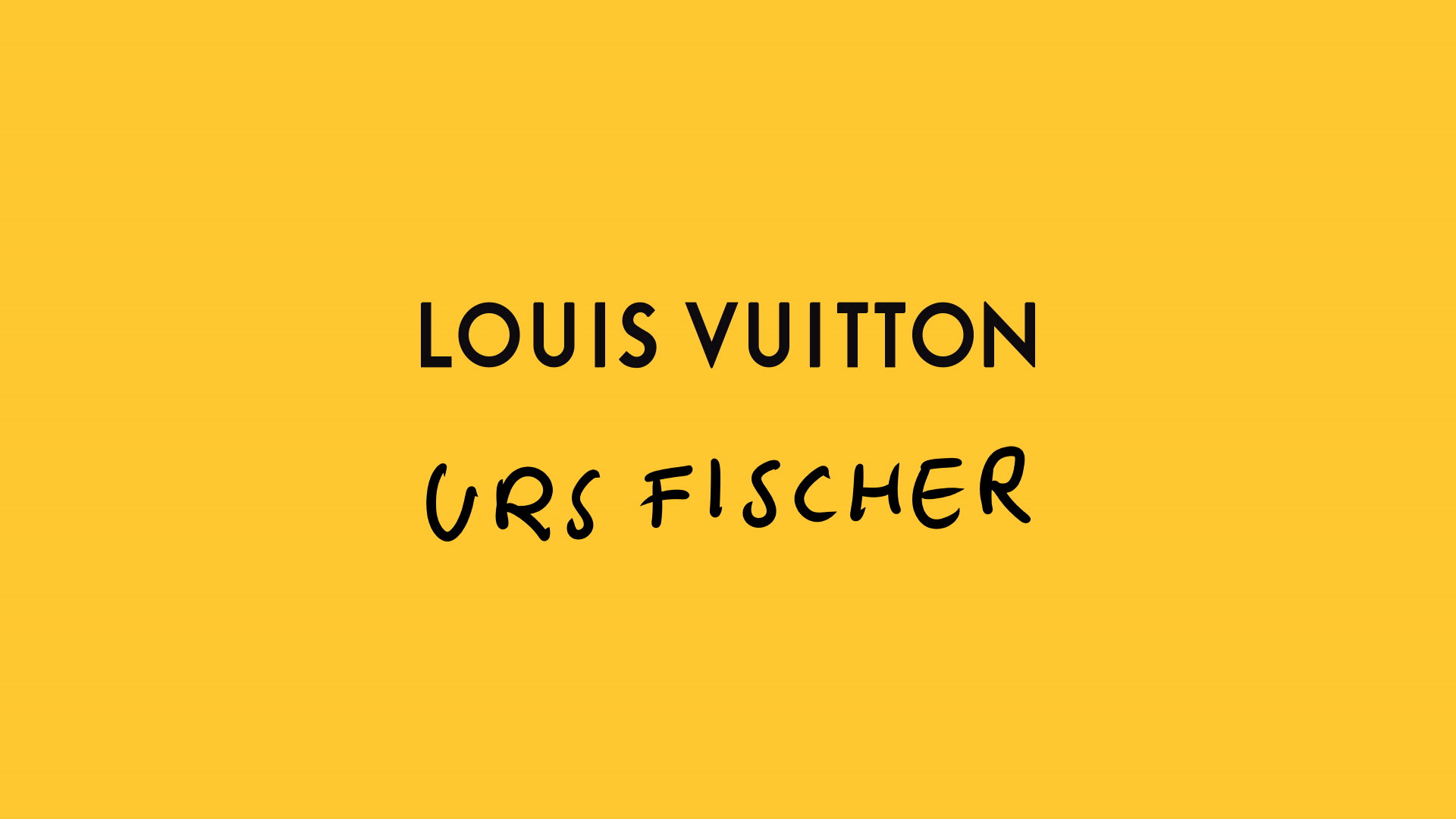 Louis Vuitton x Urs Fischer Collaboration