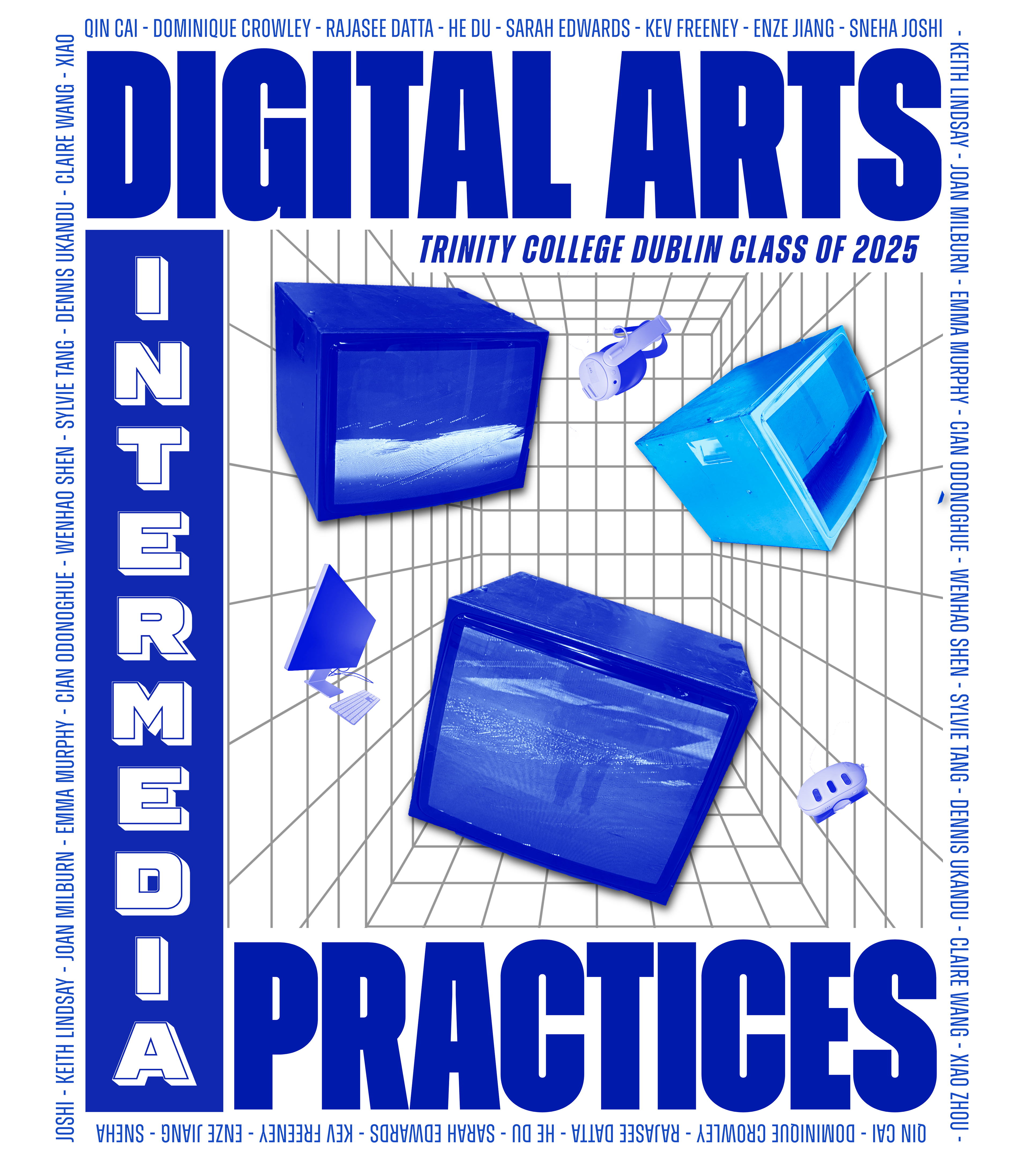 Poster design for MPhil in Digital Arts and Intermedia Practices
