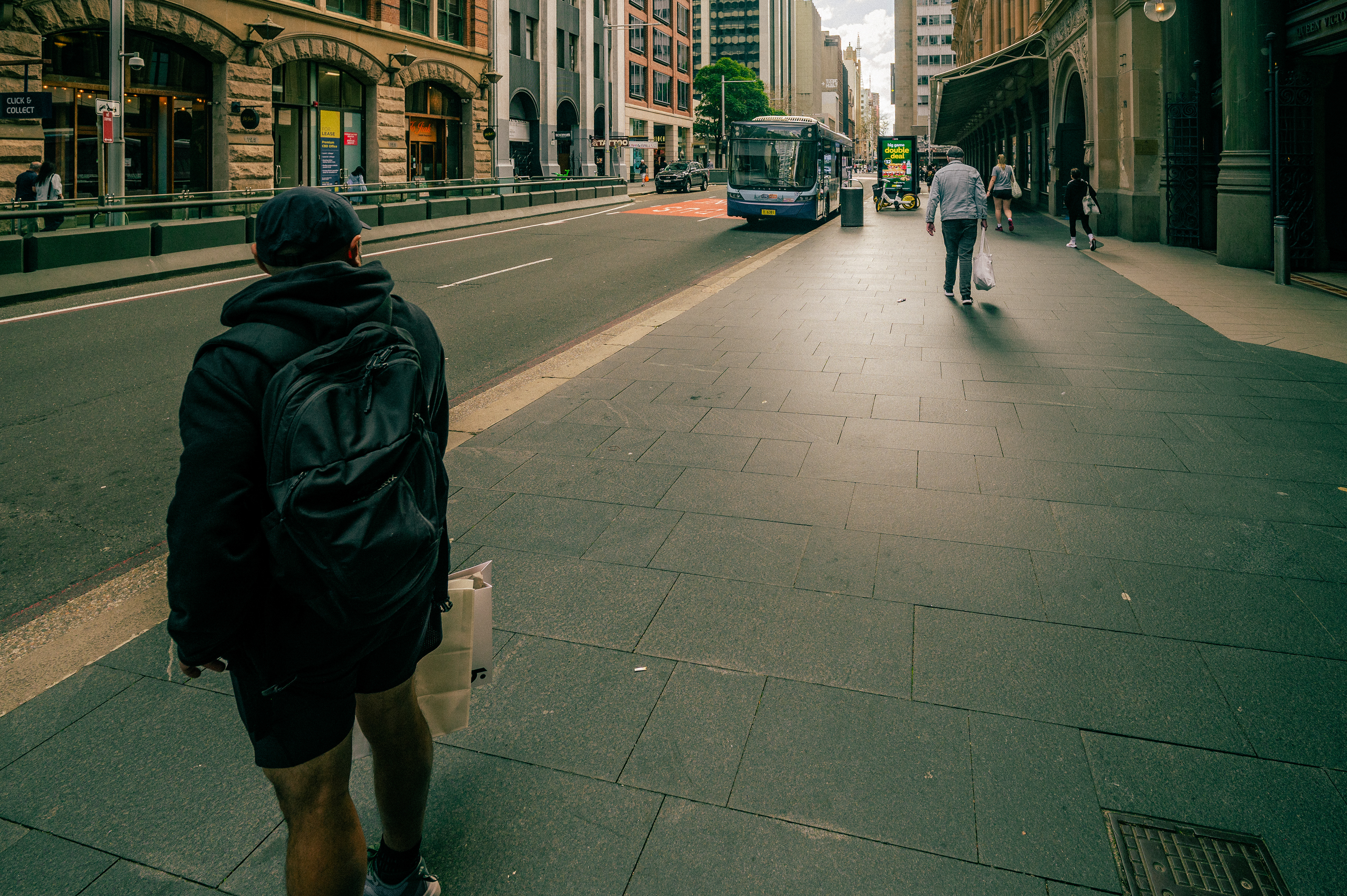 Near the Queen Victoria Building in Sydney's CBD