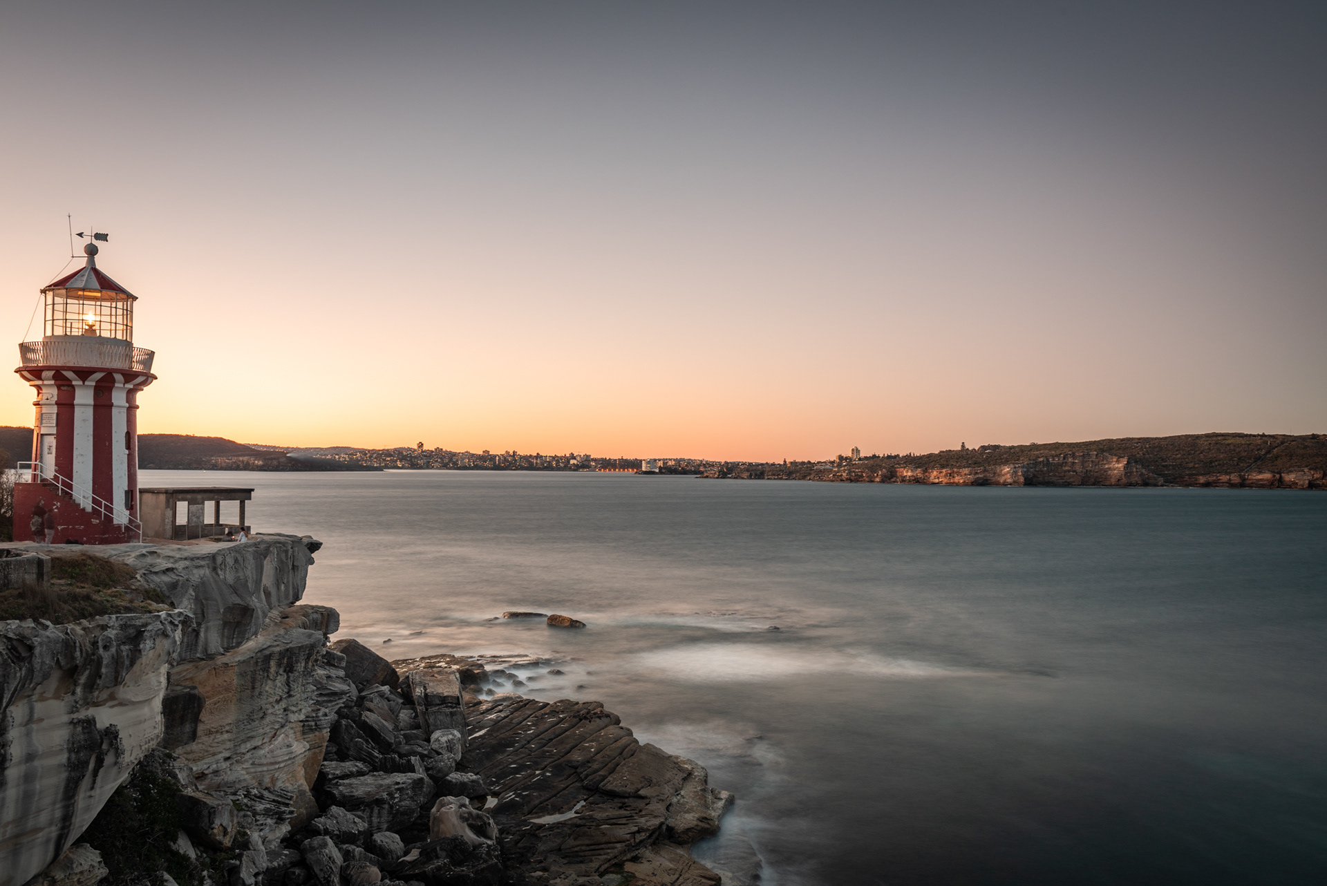 Lighthouse overlooking Manly. South Head, Sydney, NSW
