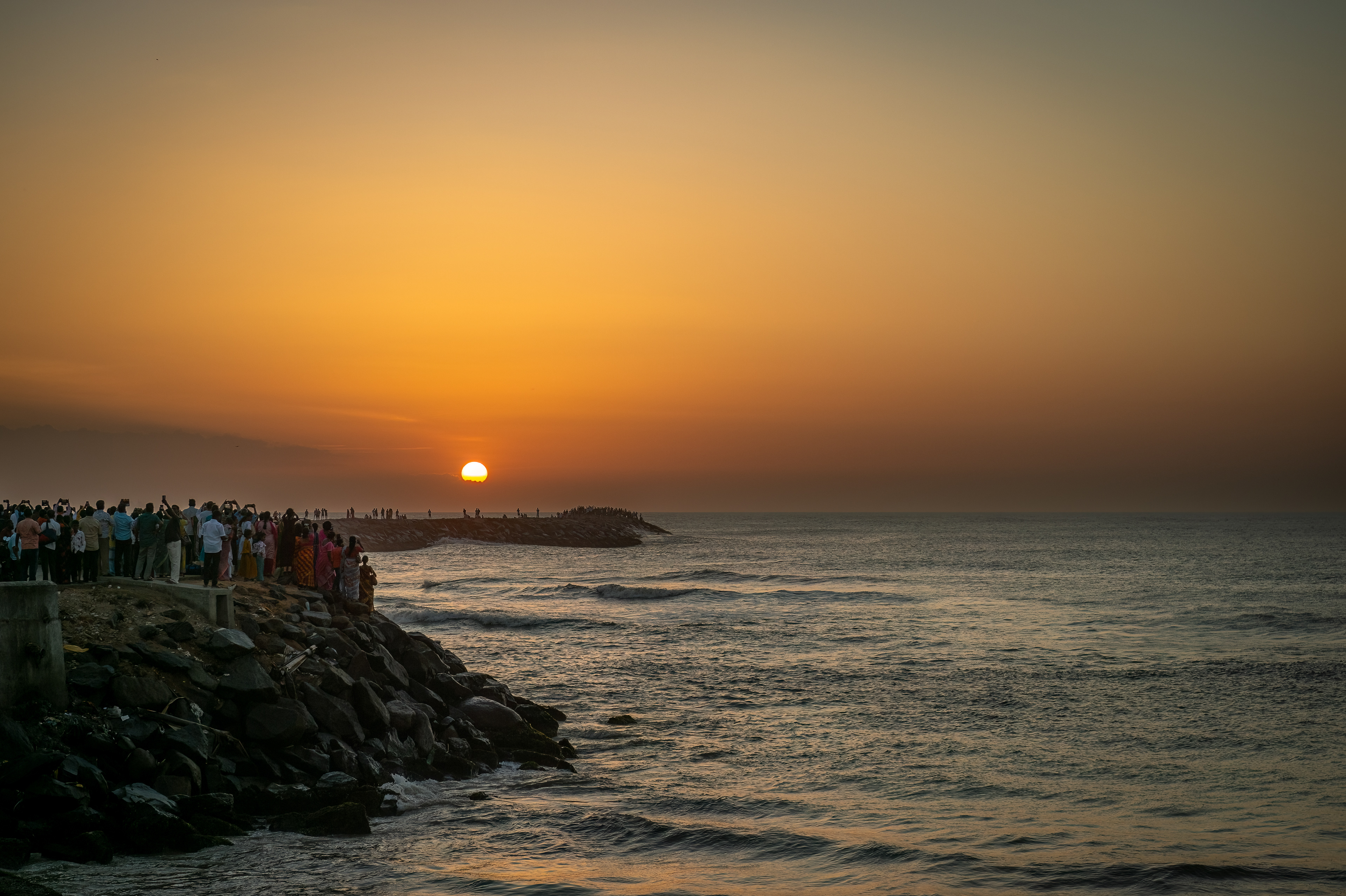 Sunrise at Kanyakumari