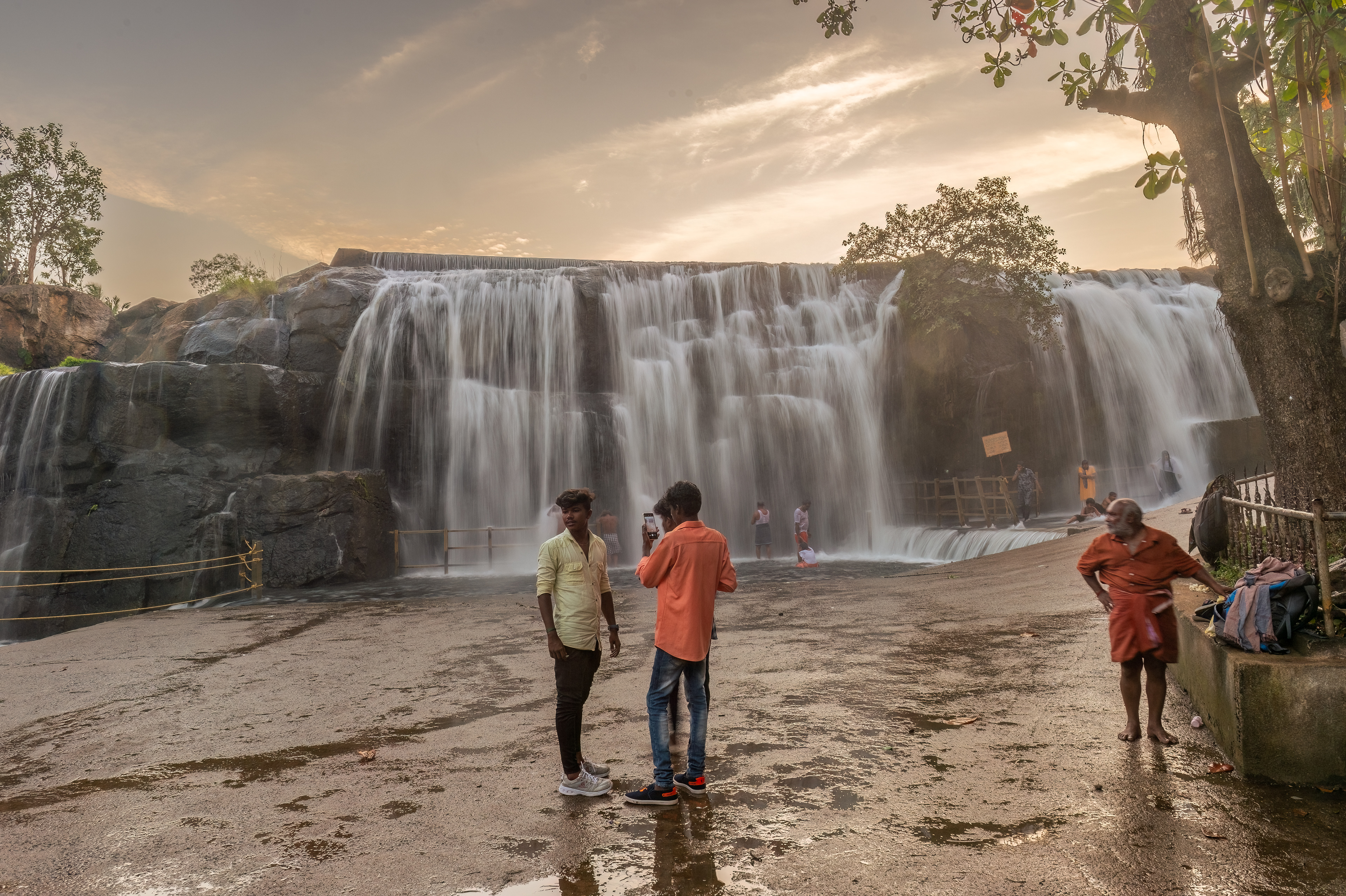 Thiruparappu Water Falls, Kanyakumari District, Tamil Nadu, India