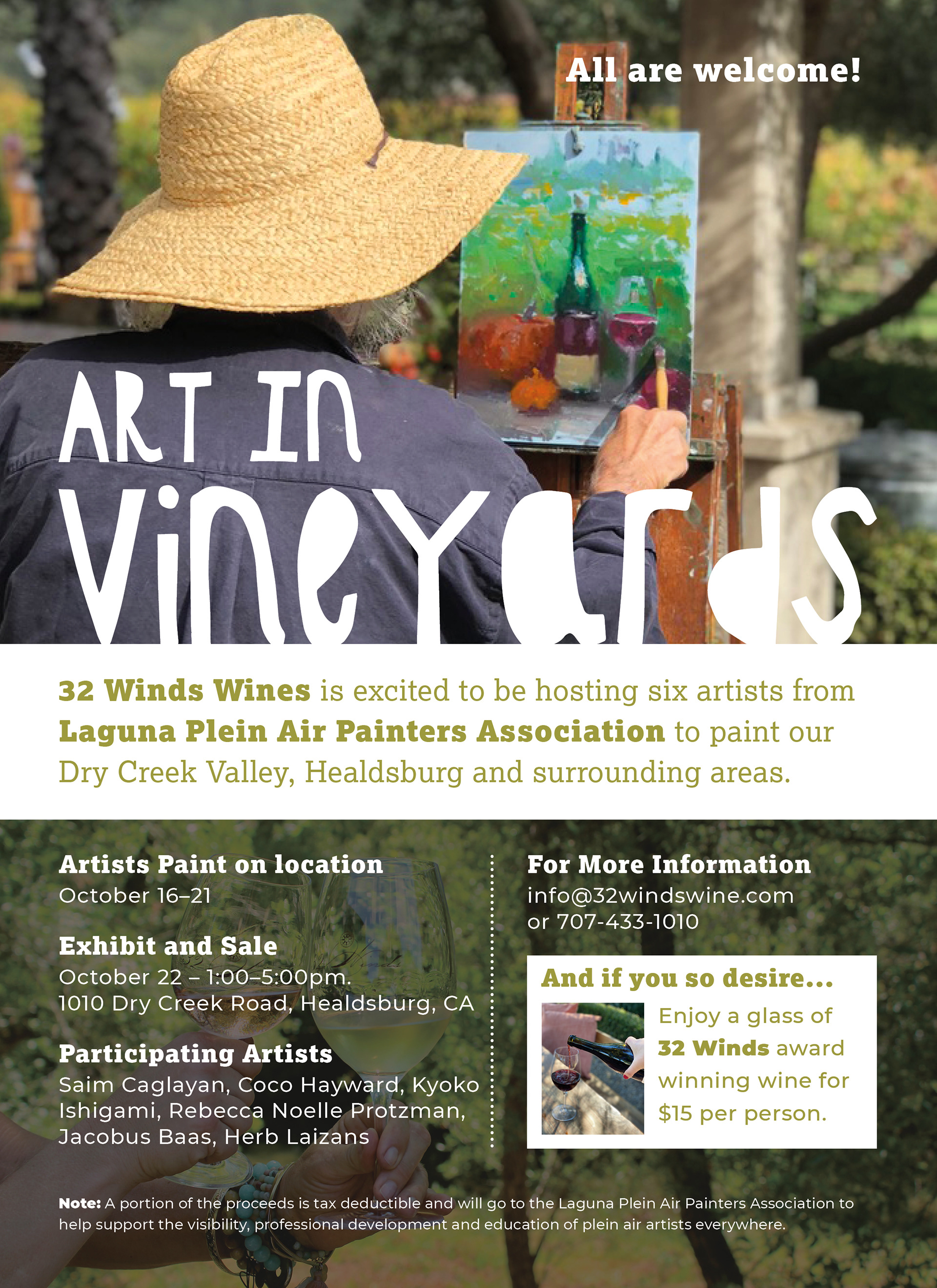Art in Vineyards - Laguna Plein Air Painters Association