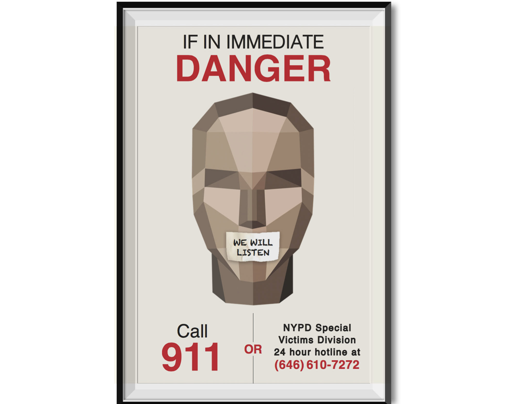 Erika Flores Nypd — Sexual Assault Poster 1625