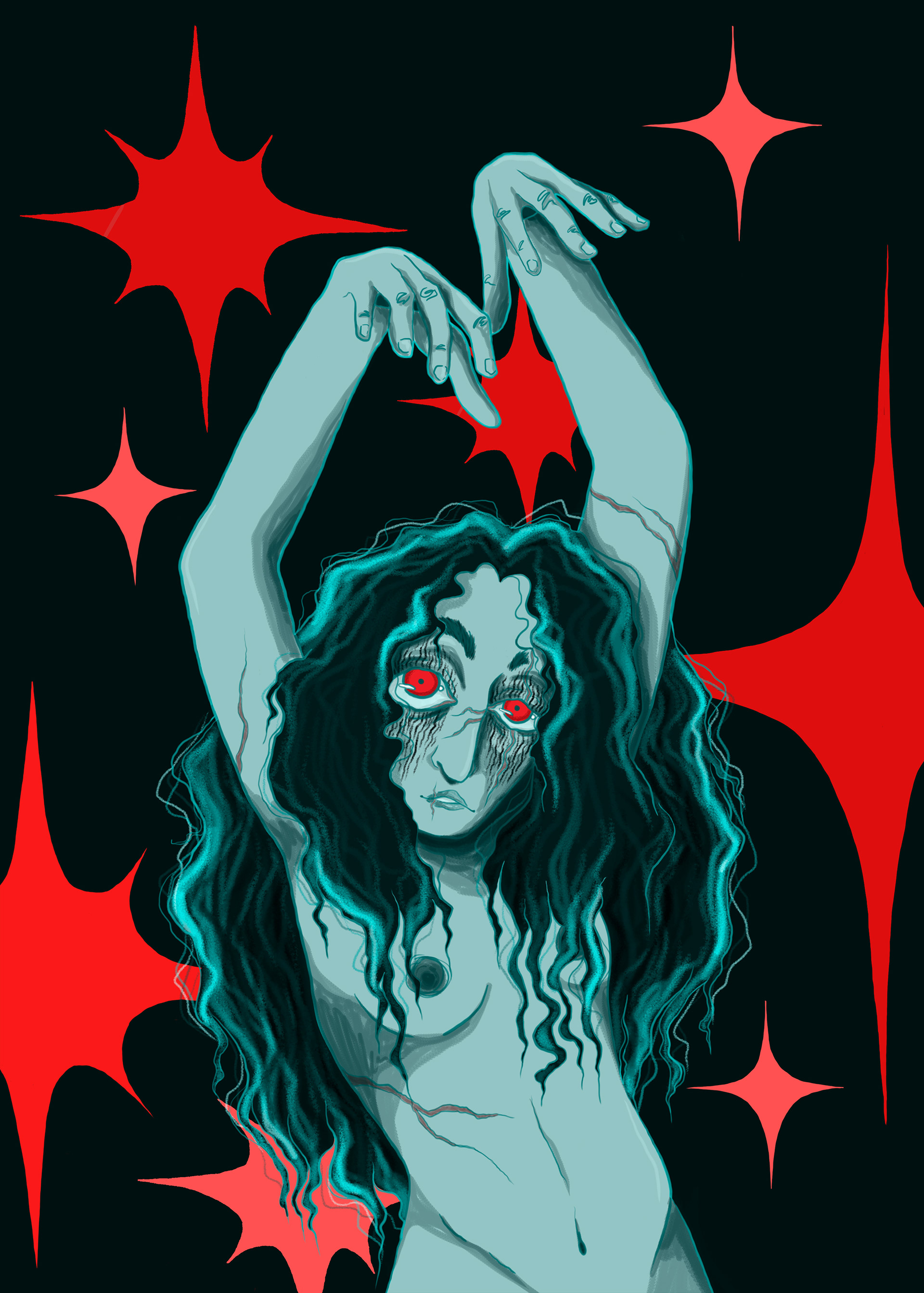 Nebulous Sorceress ; 2022