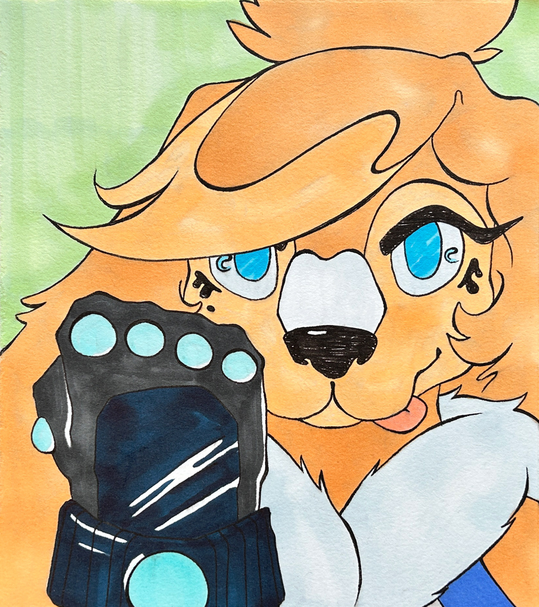 Sunny ~ oc by @skiippindotts on instagram