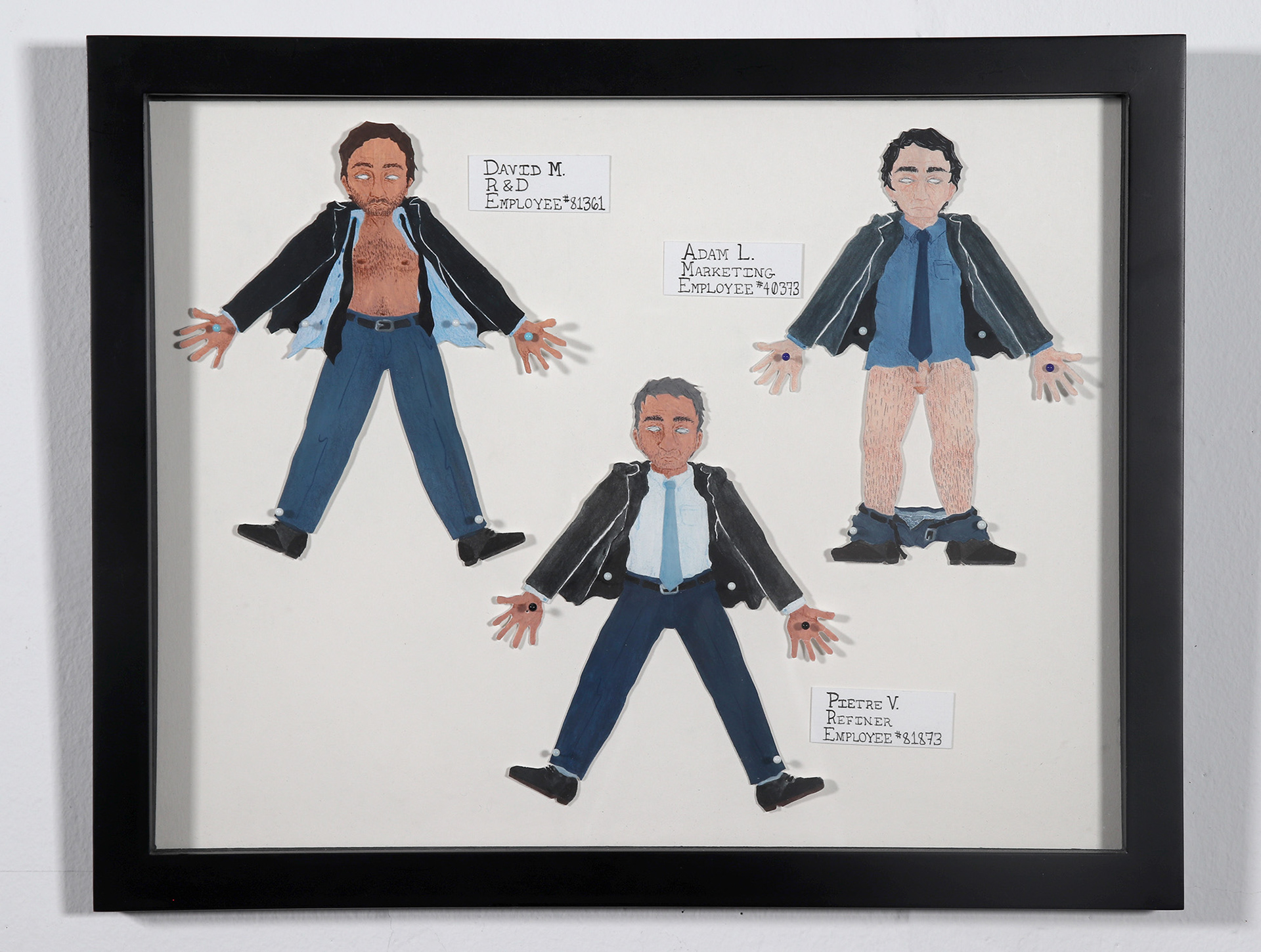 Specimen ; gouache, colored pencil, sewing pins ; 12” x 15” ; 2024