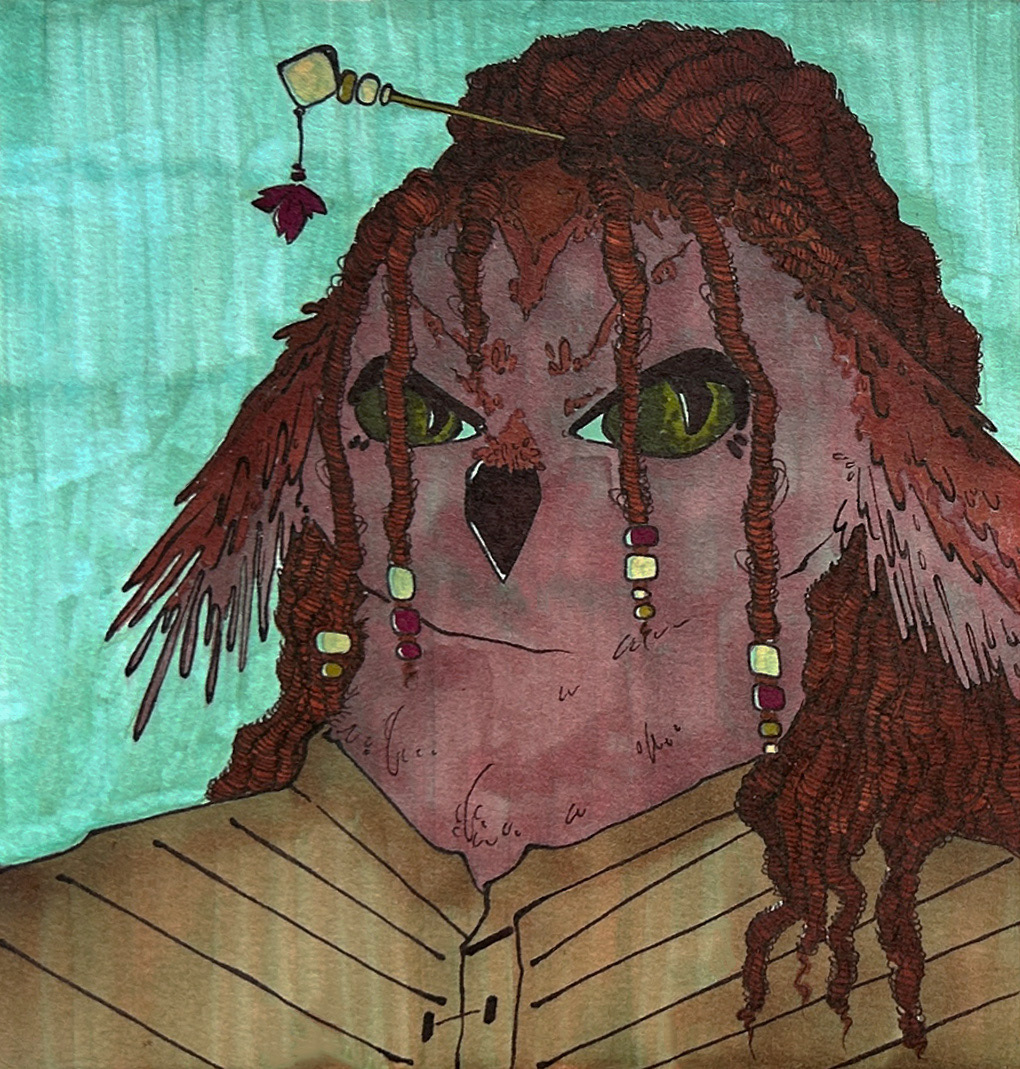 Adelia Kinoaka ~ oc by @overthemoon_jewelryco on instagram