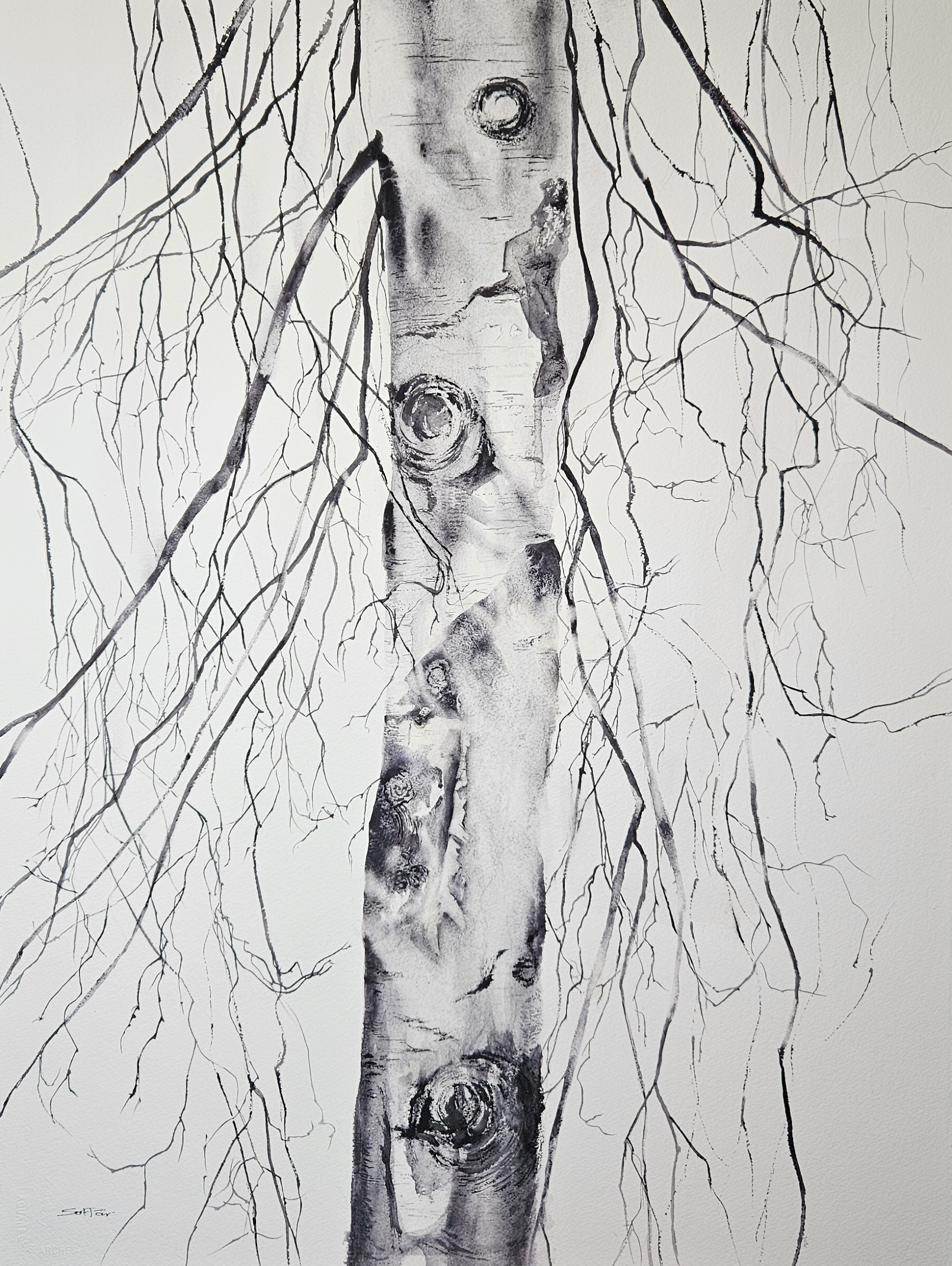 Träd i Lunar violett