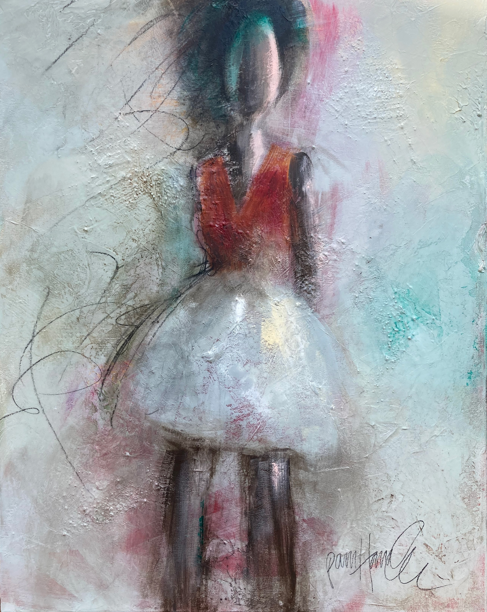 Girl Next Door, 24x30 inches, SOLD