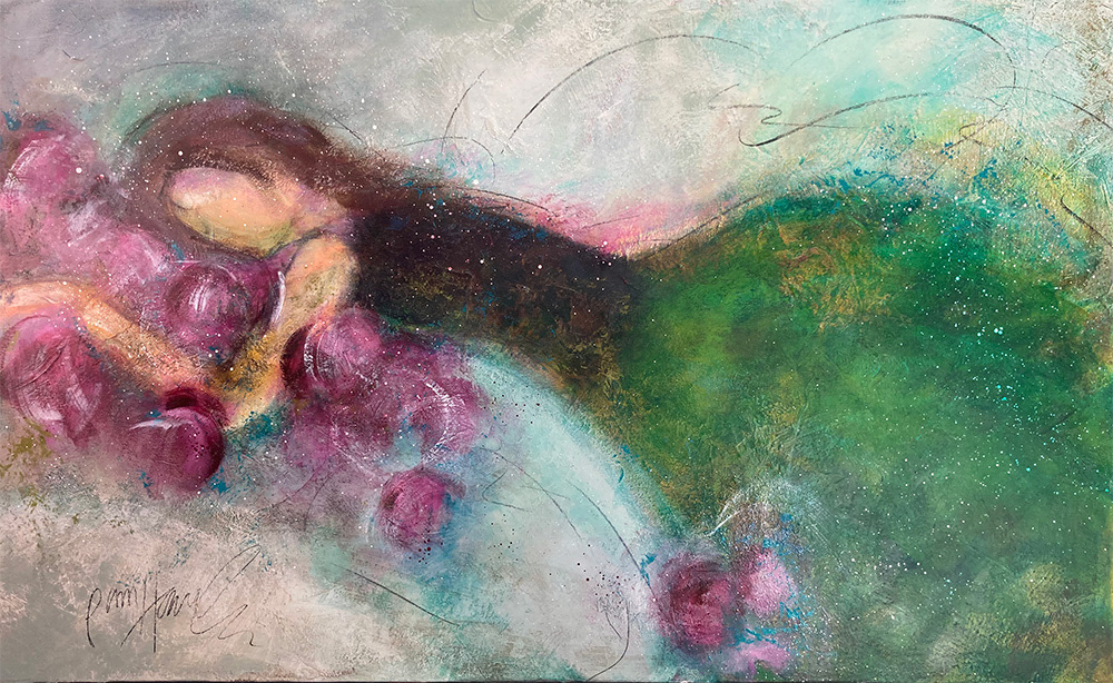 Emerald Dreams, 60x36 inches