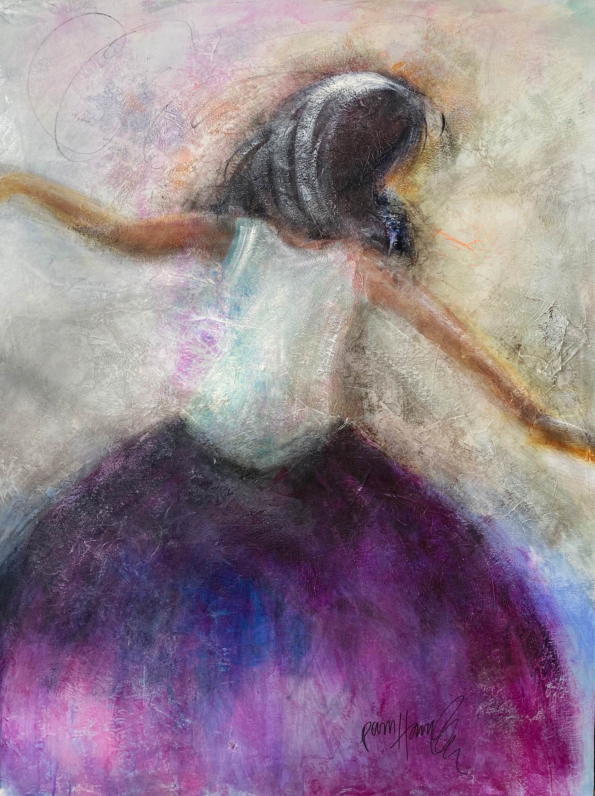 Full of Verve, 36x48 inches, SOLD