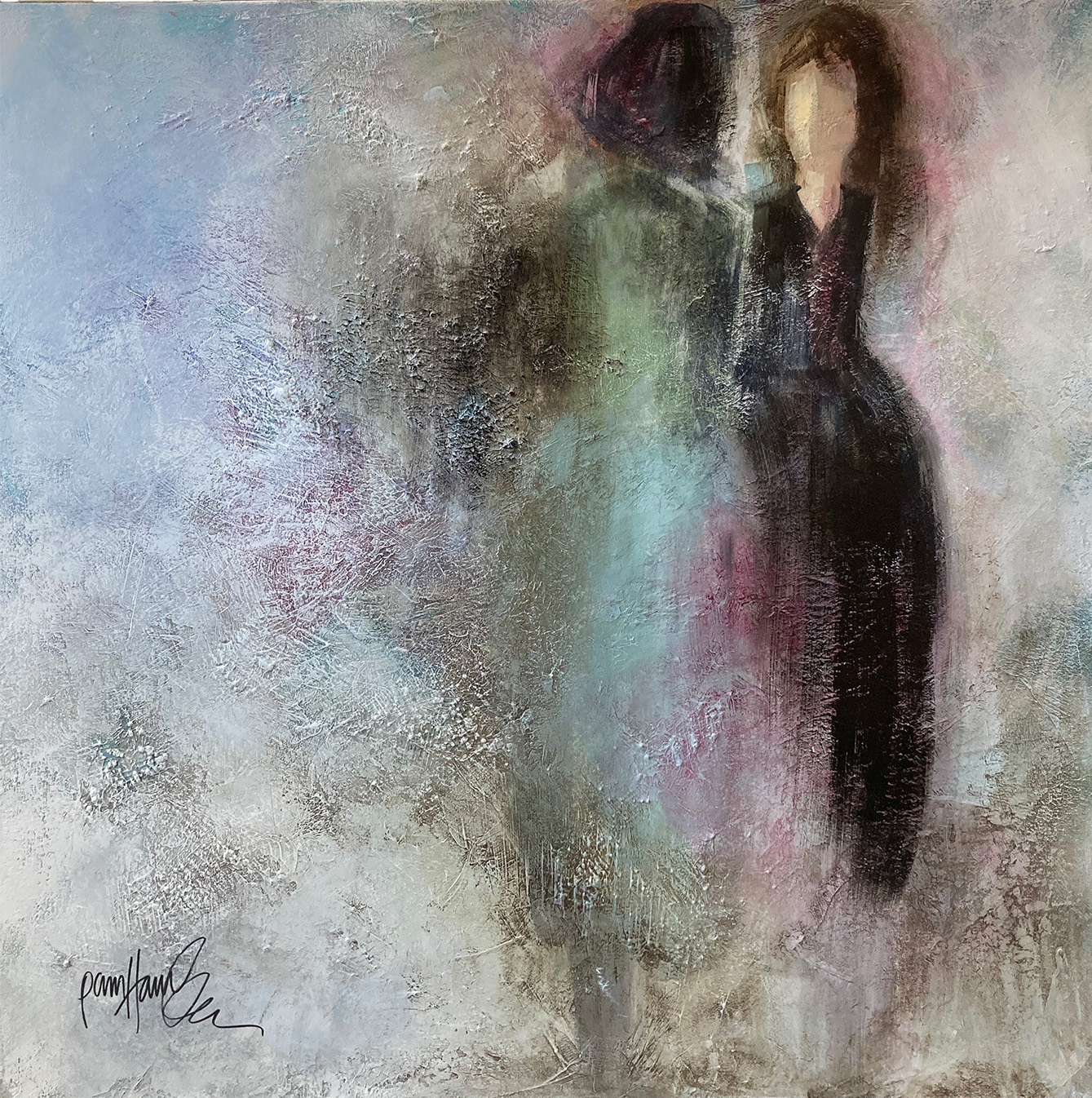The Conversation, 36x36 inches, SOLD