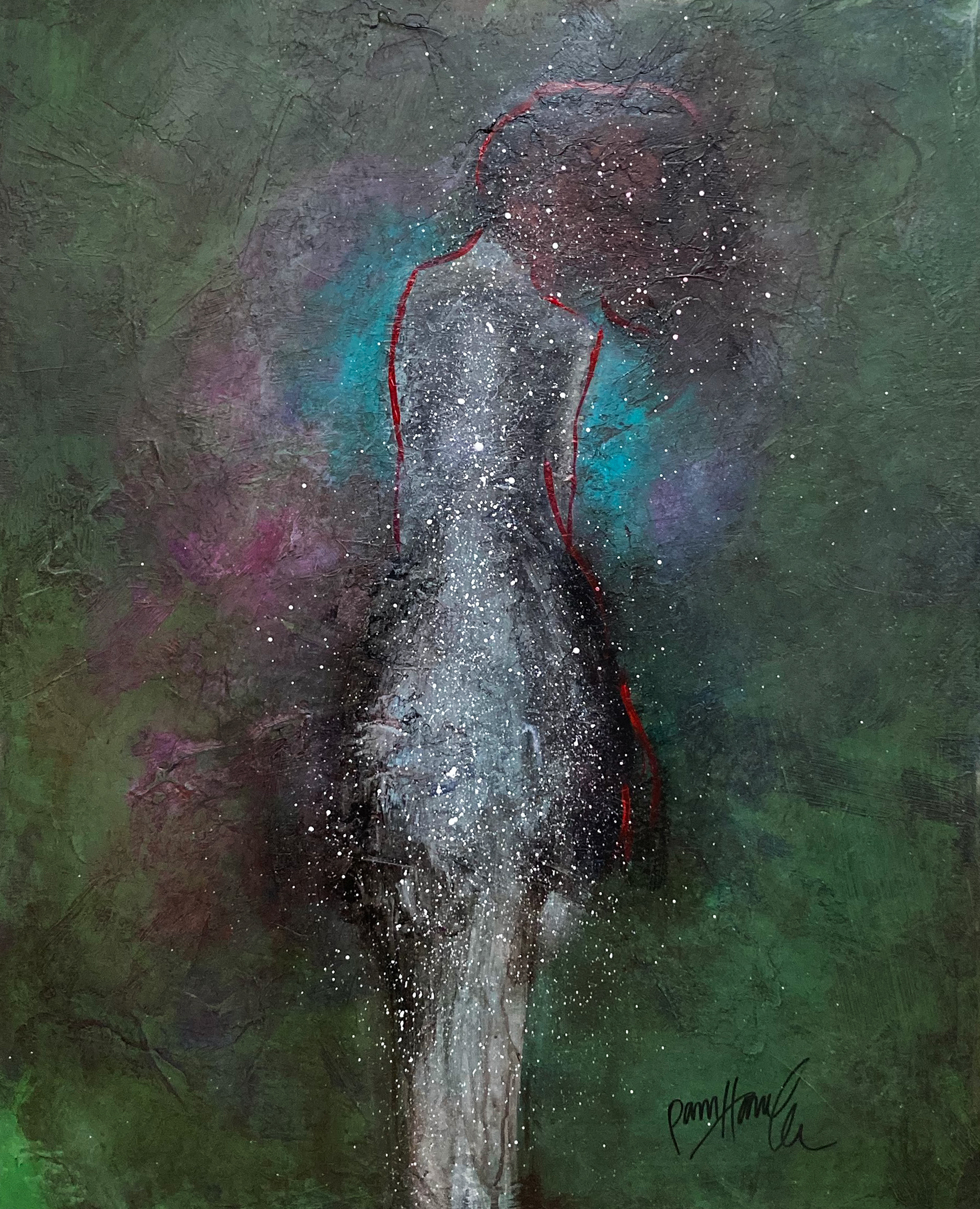 Dark Night of the Soul, 24x30 inches, SOLD