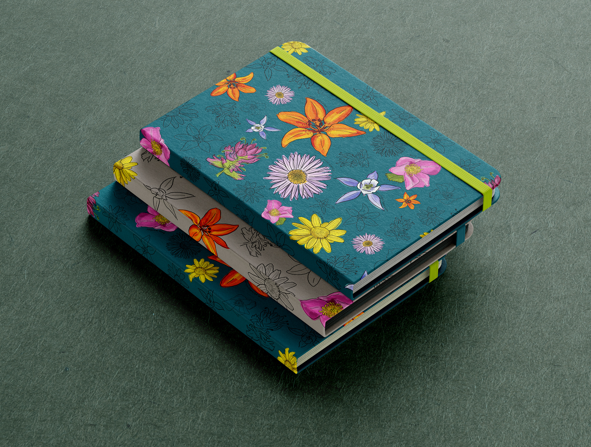 Pretty prints for books.
