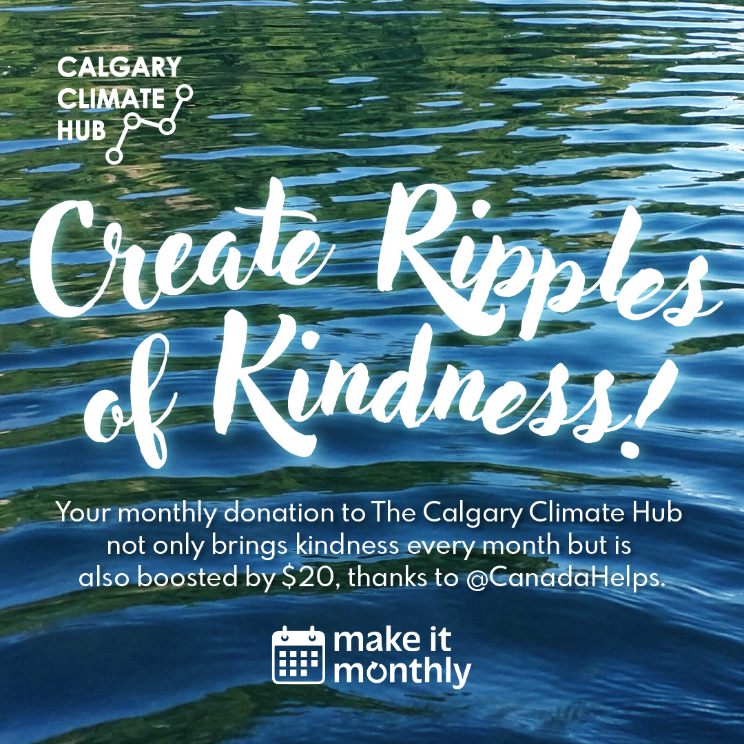 Simple ripples to convey the connectedness of our actions.