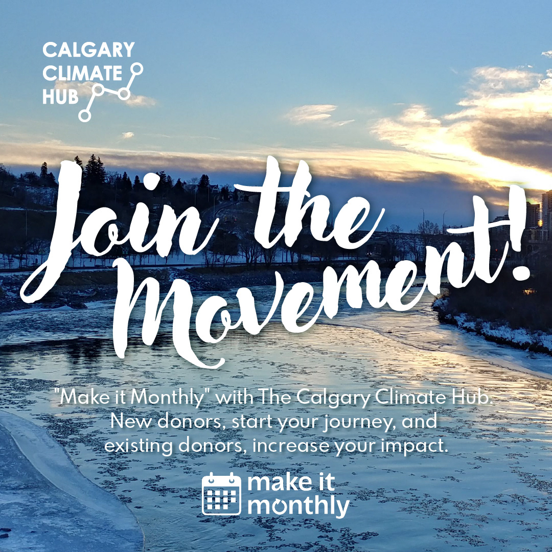 A photo of the Bow River, each water drop joins together to be something big and powerful.