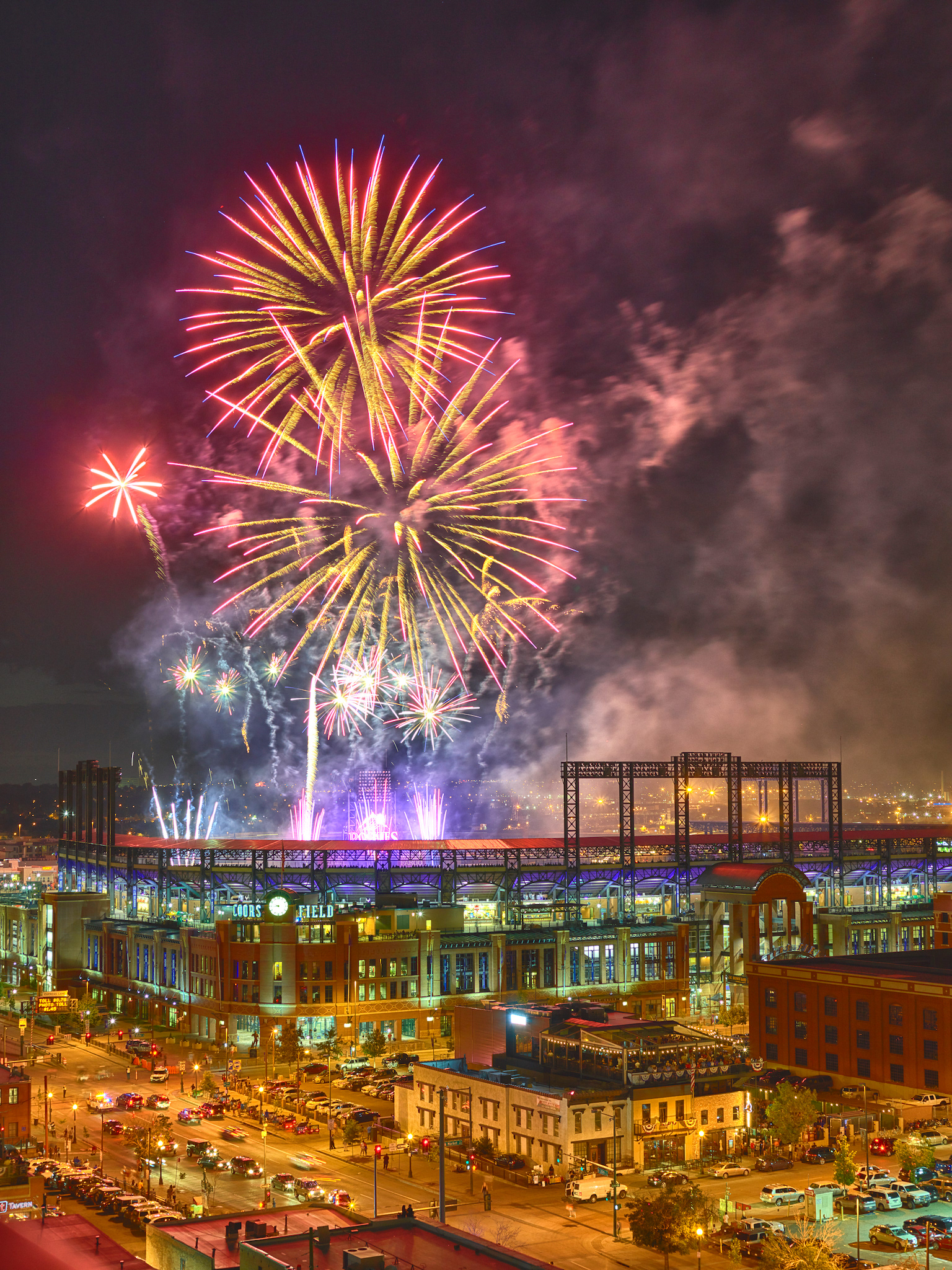 Coors Field Fireworks
