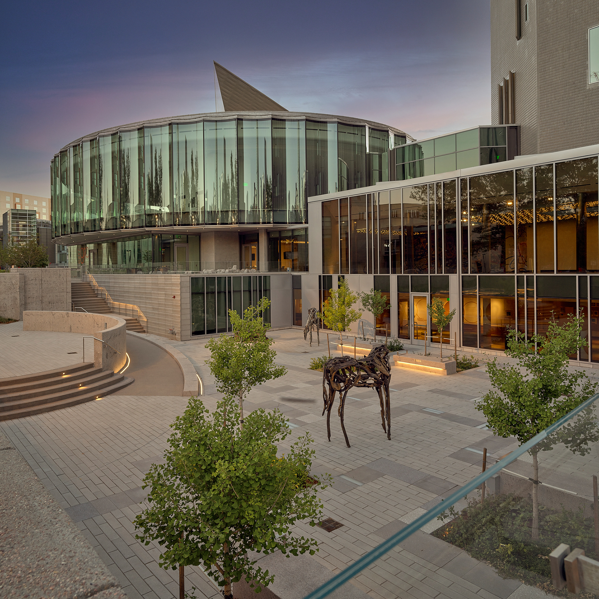 Denver Art Museum Visitors Center Sculpture Gardens