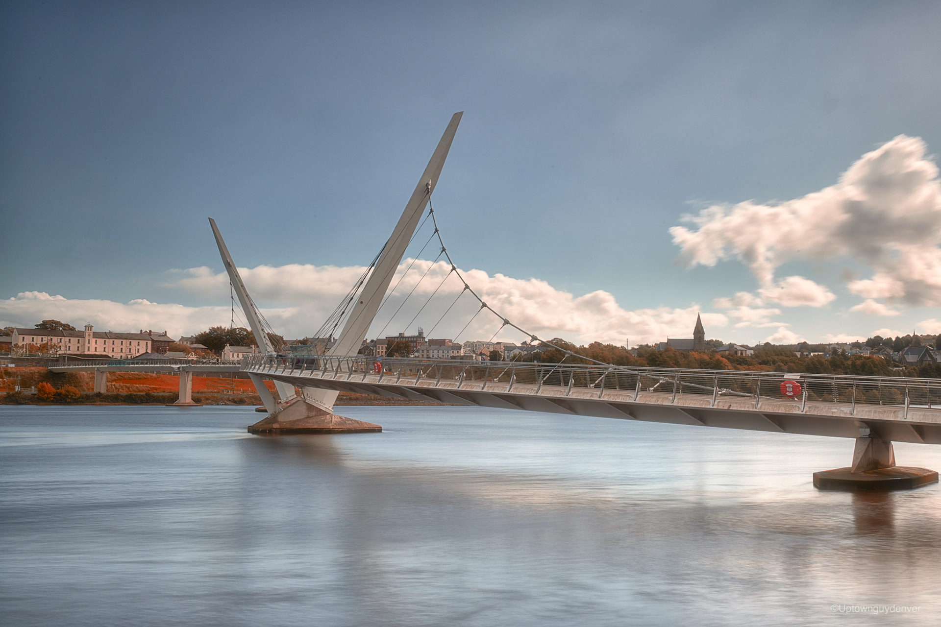 Peace Bridge over the River Foyle