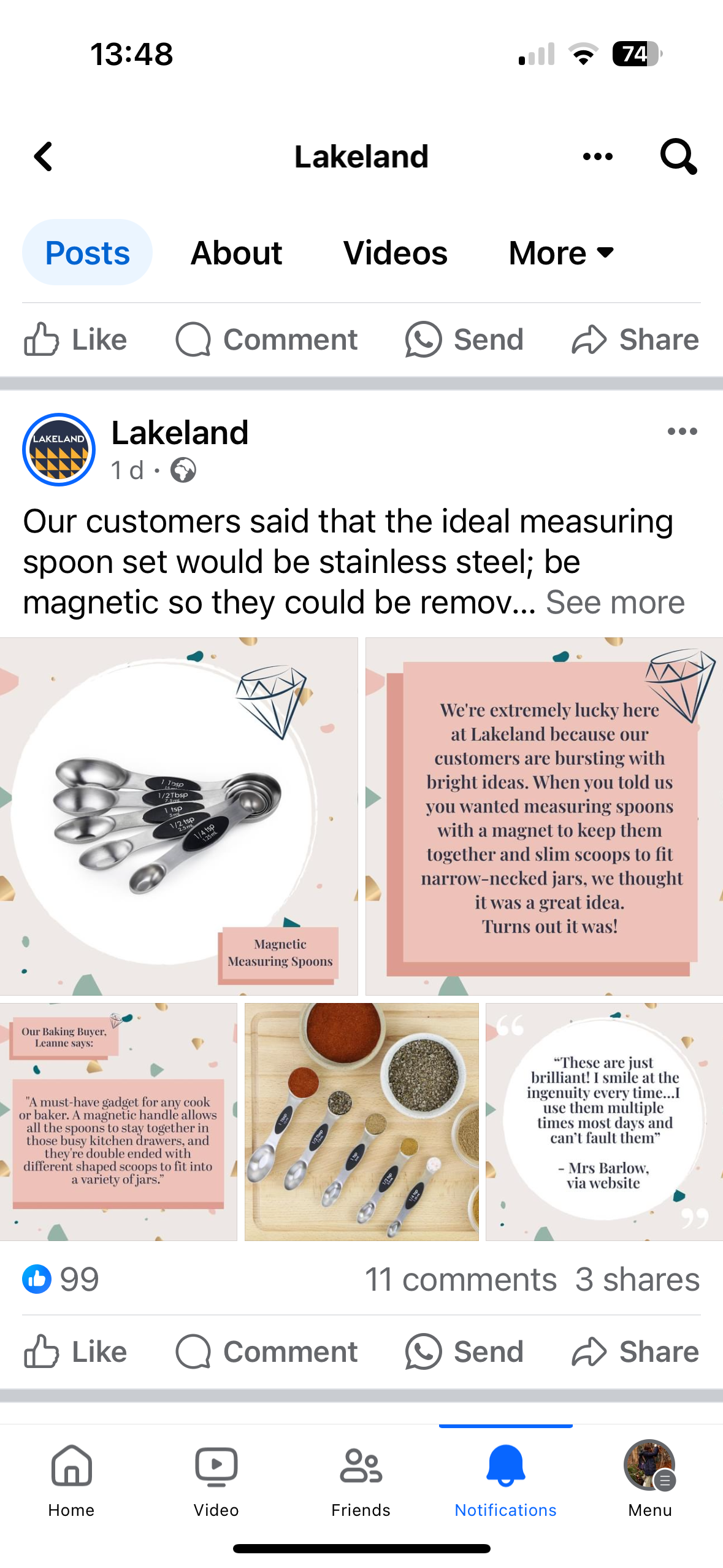 Lifestyle image used on Facebook