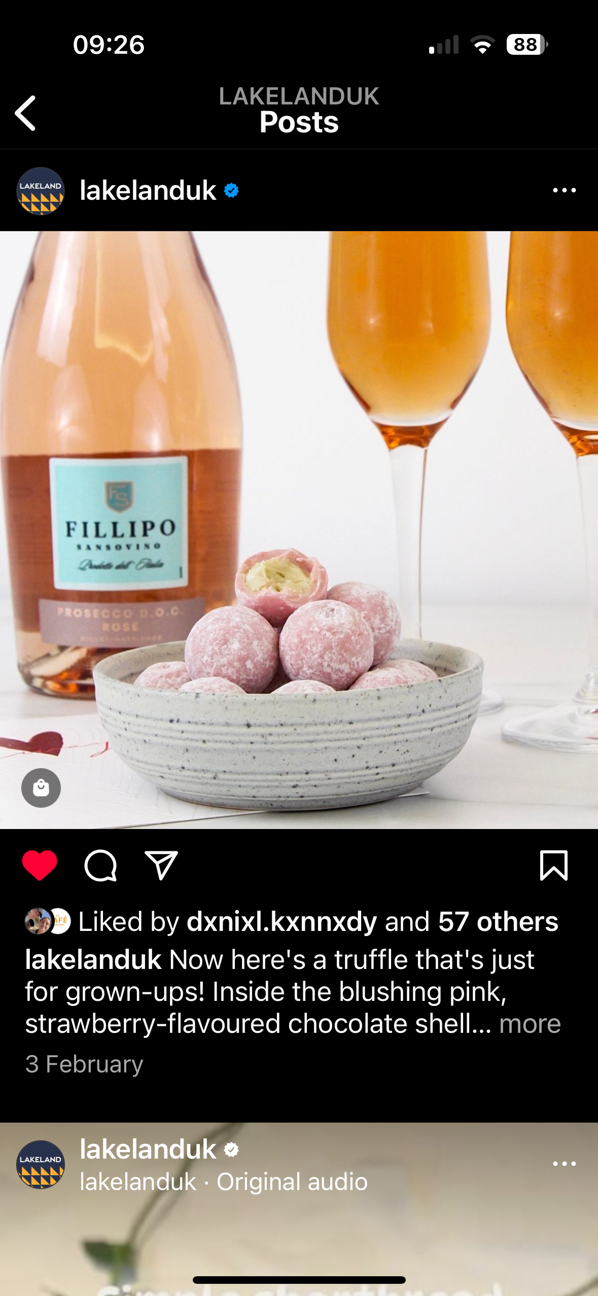 Lifestyle image used on Instagram