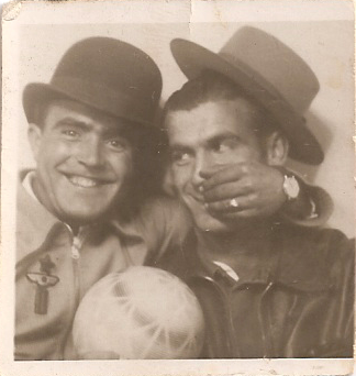 Eladio en Espagne avec un ami