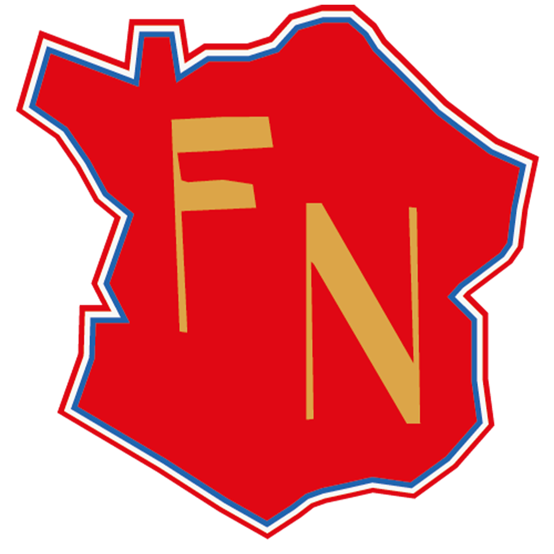 Symbole du Front national rouge contre le fascisme