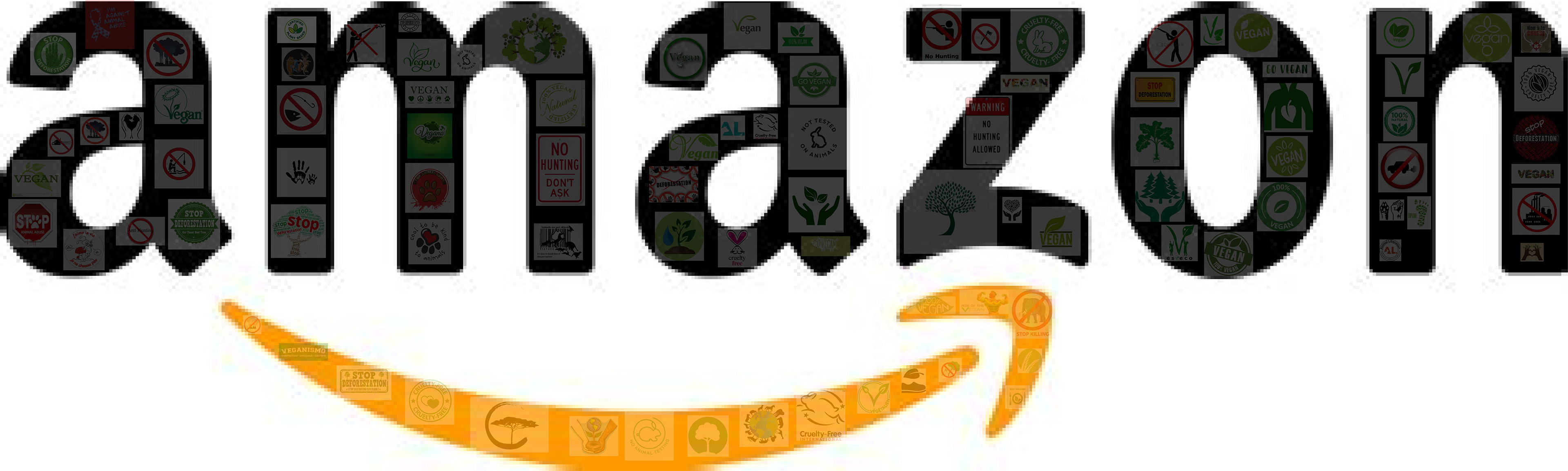 amazon vegan tattooed icon