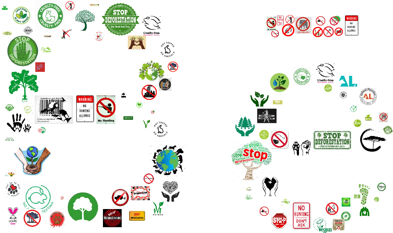 Behance icon vegan