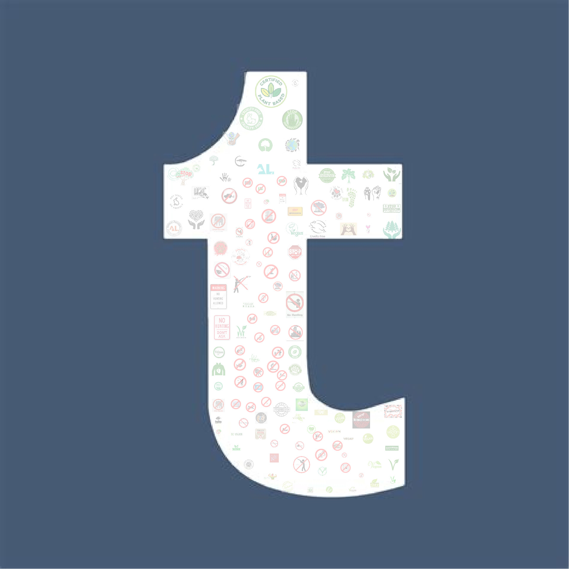 Tumblr cruelty free icon tattoed