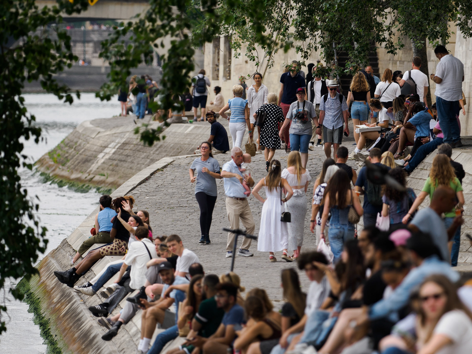 Leben am Ufer der Seine