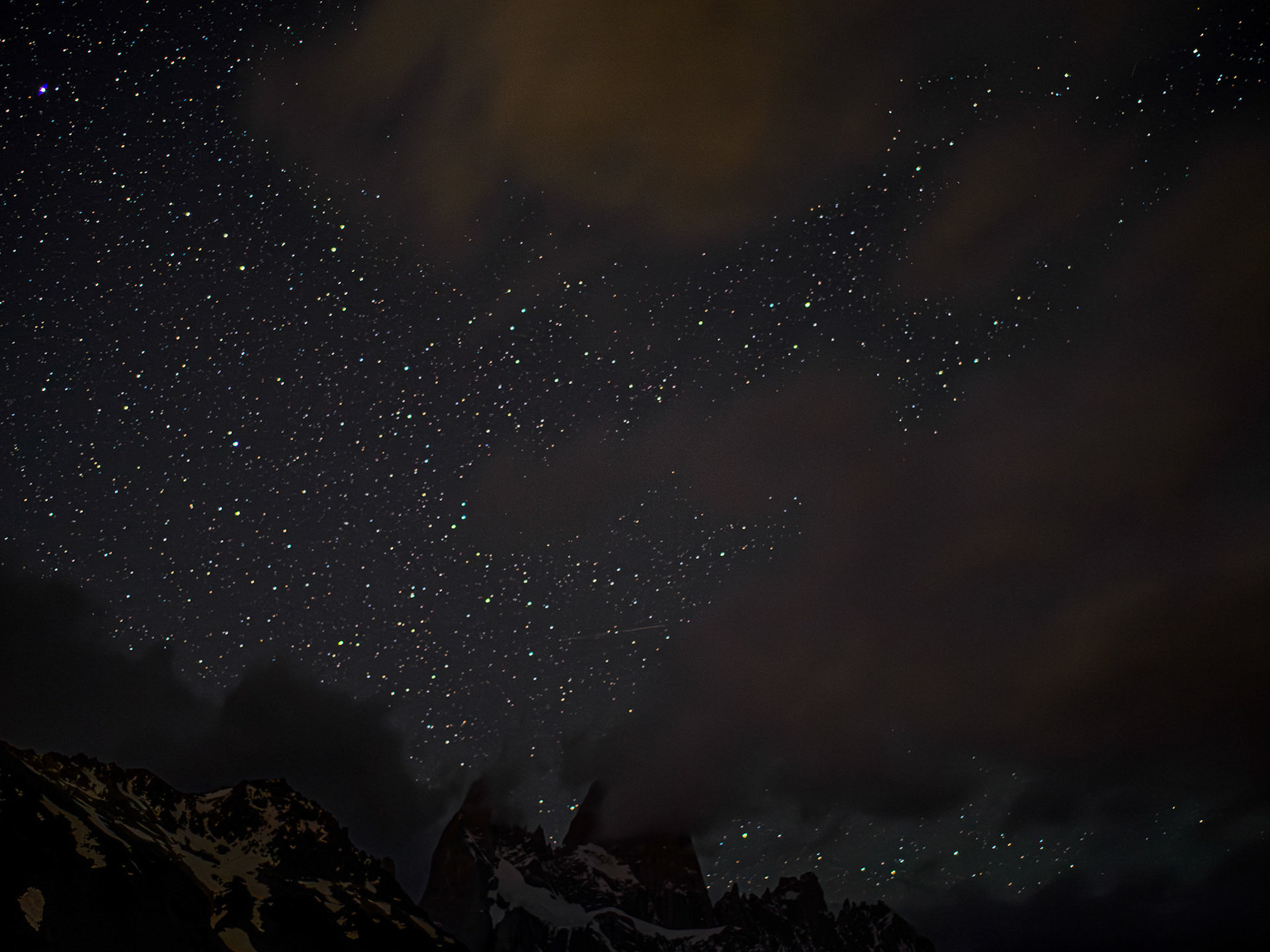 Sternenhimmel über dem Fitz Roy